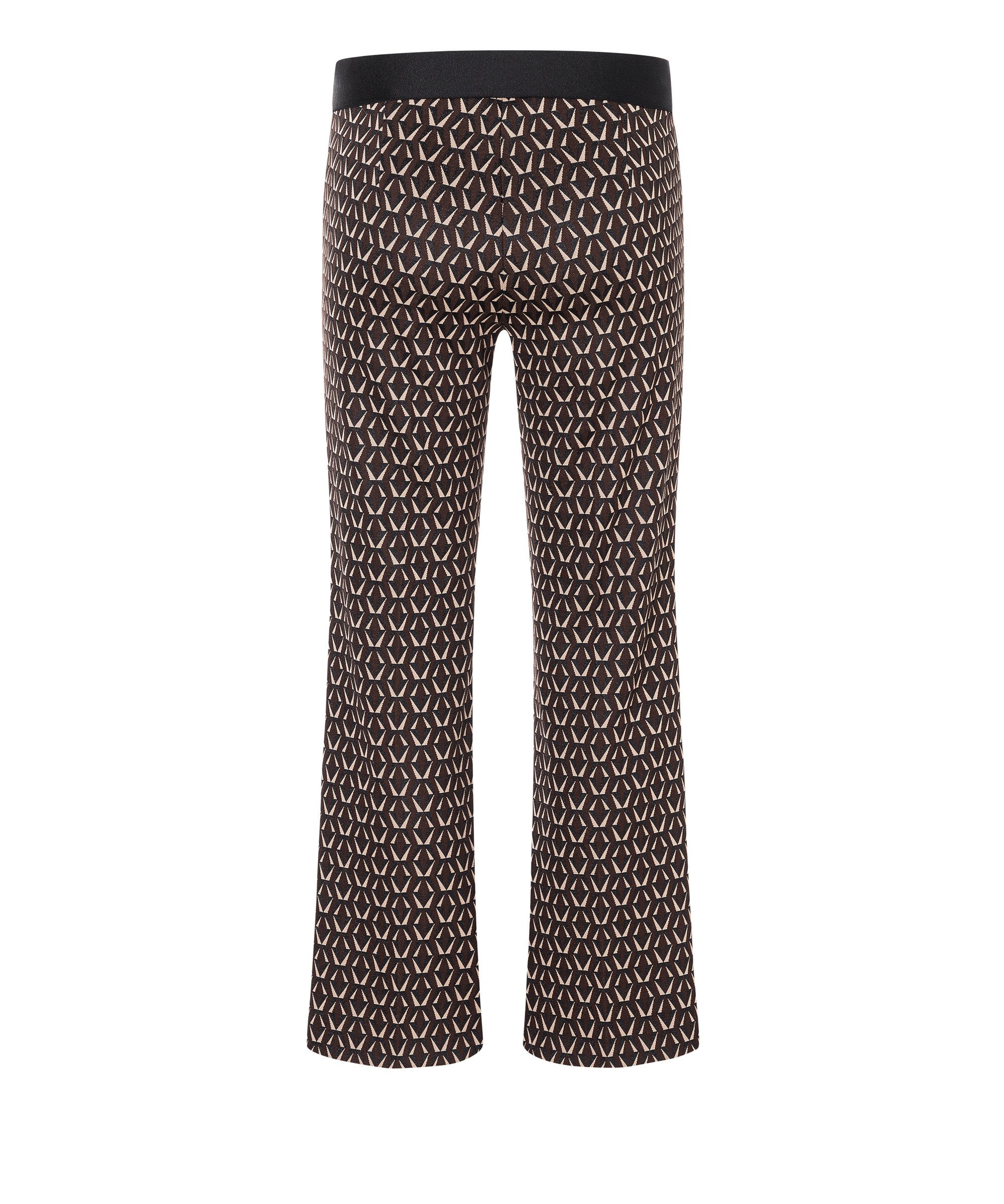 Cambio Chinohose Faith, geometr caramel/choco/bla