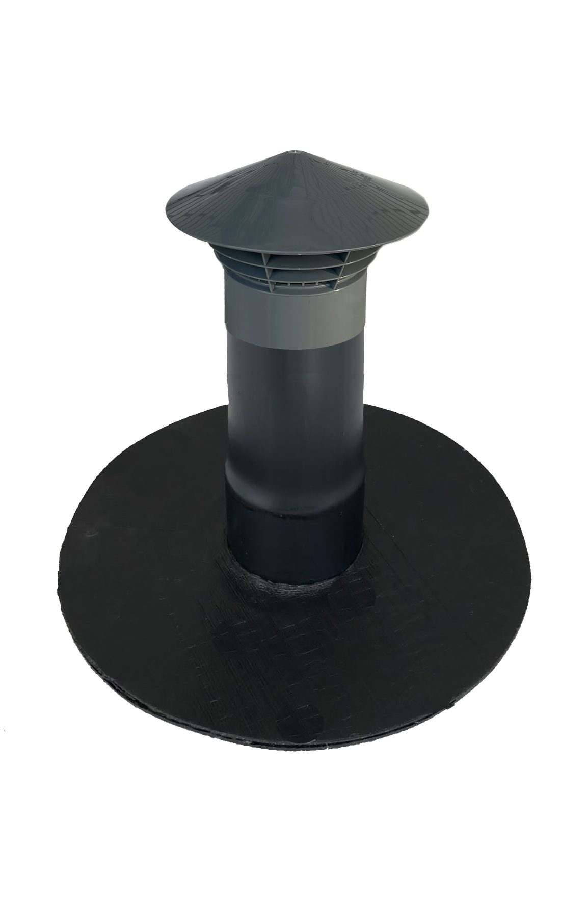 HAHN Handelshaus Dachdurchführung Flachdachlüfter DN 100/110, Bitumen- oder PVC-Flansch, Bitumen PYE, DN 100 / DN 110