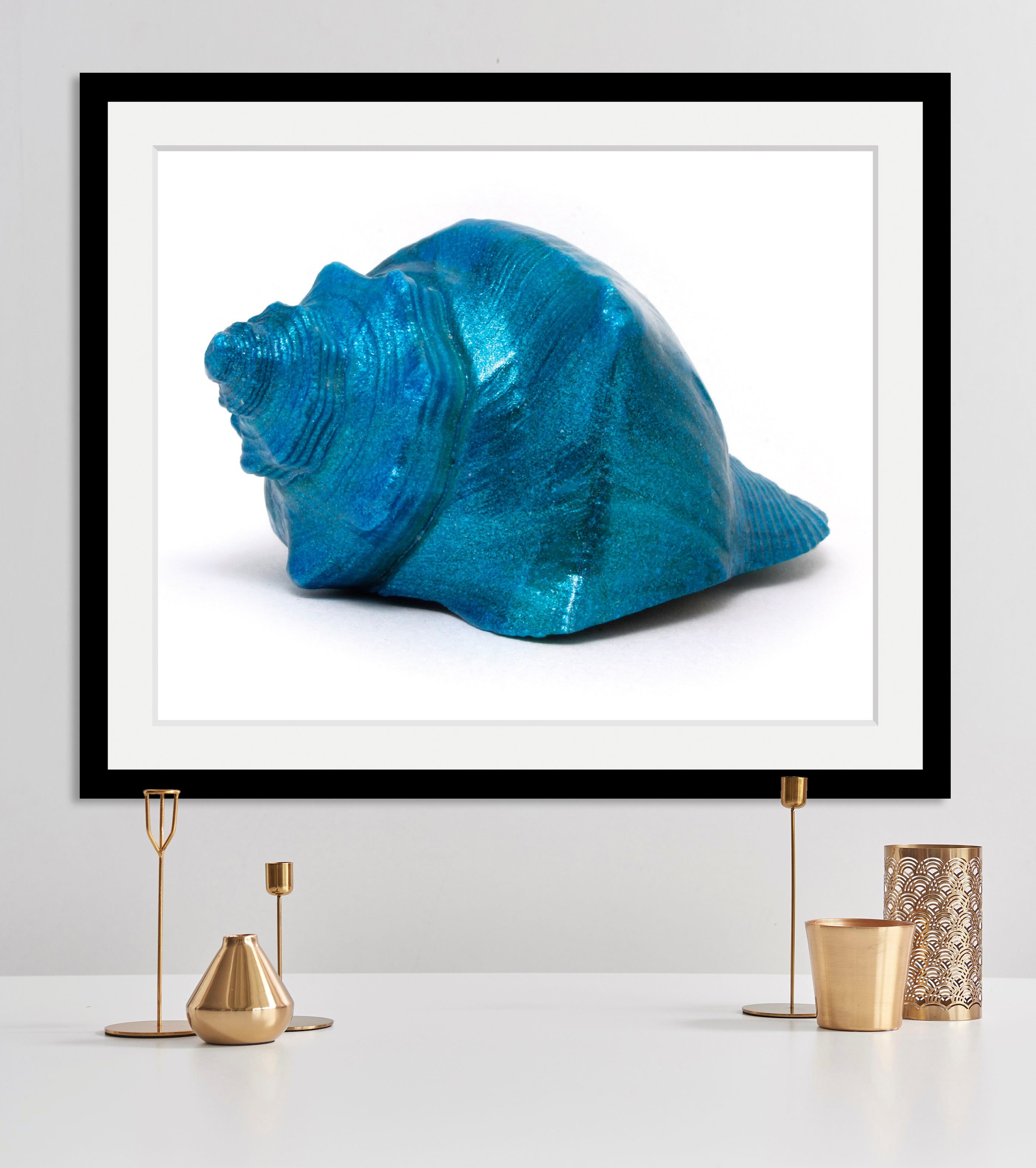 queence Bild Svetlana, Kunst, Meer, Wassertiere (1 St), HD Premium Poster-Druck inkl. Holzrahmen