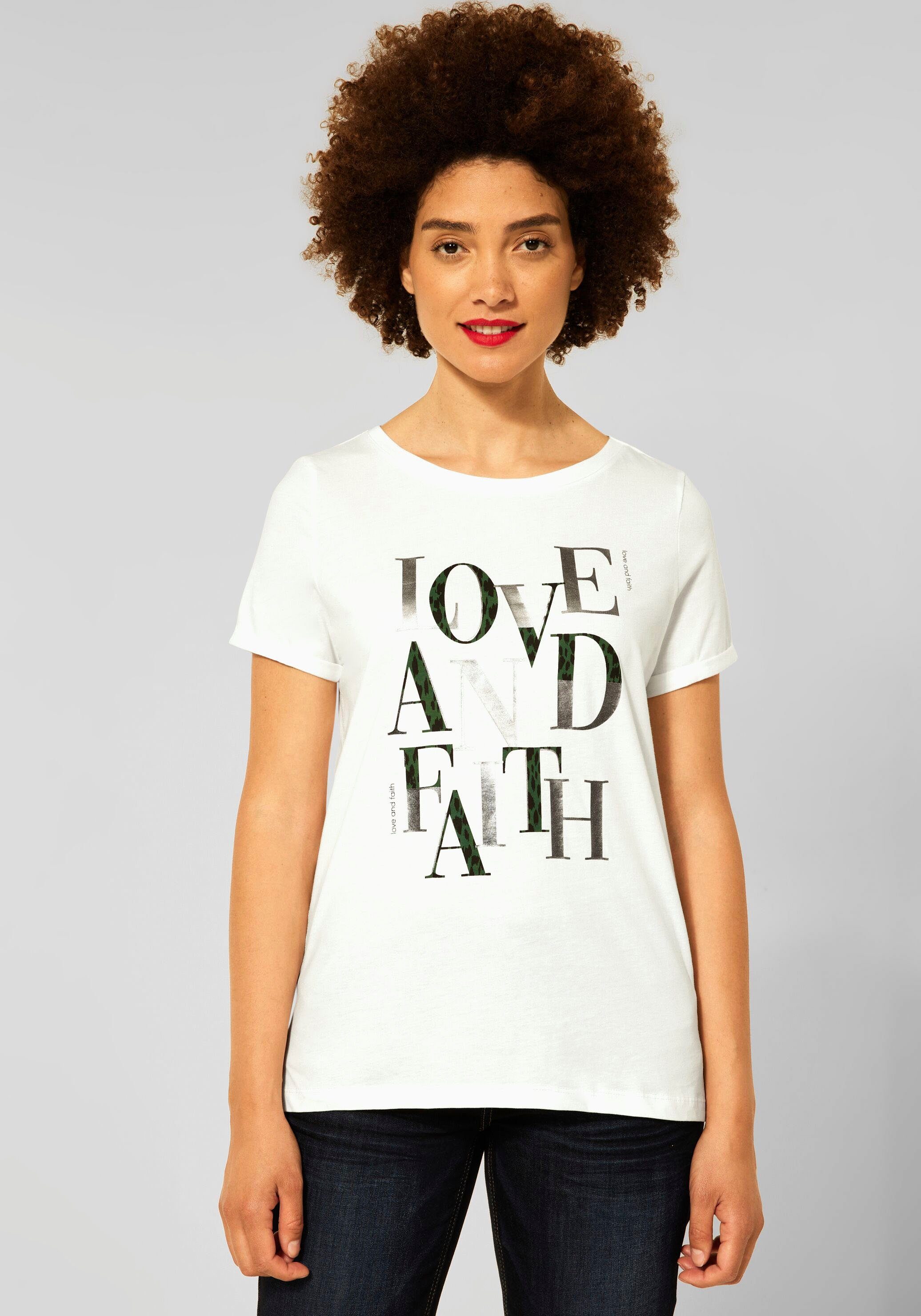 STREET ONE T-Shirt mit Folien-Druck online kaufen | OTTO