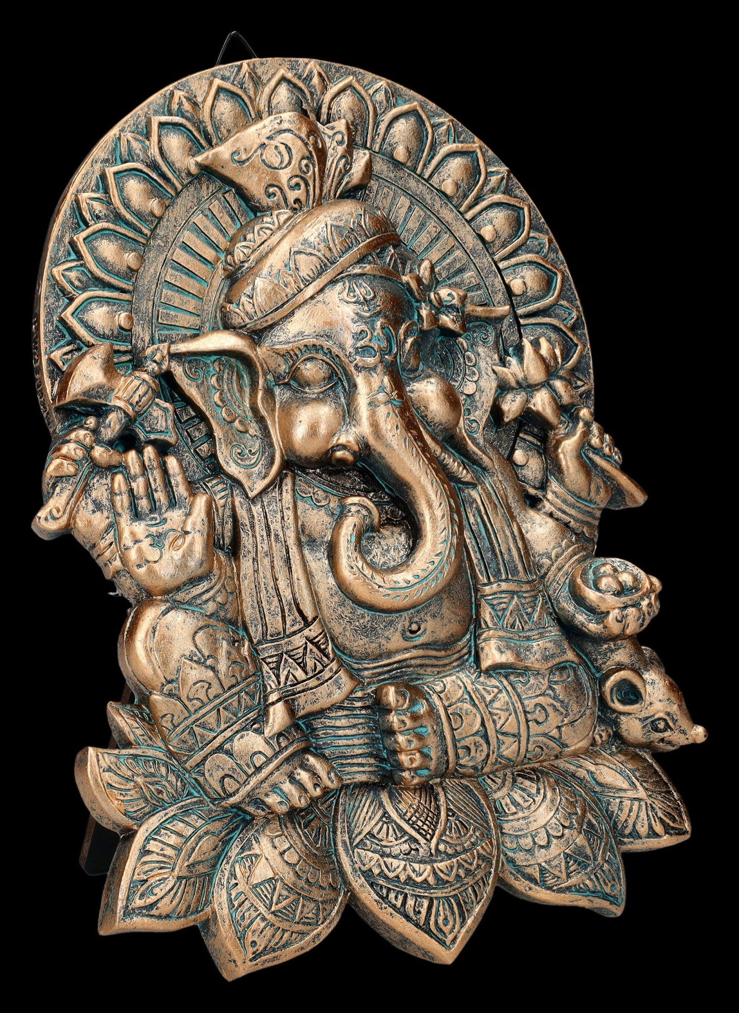 Figuren Shop GmbH Dekoobjekt Ganesha Relief günstig online kaufen