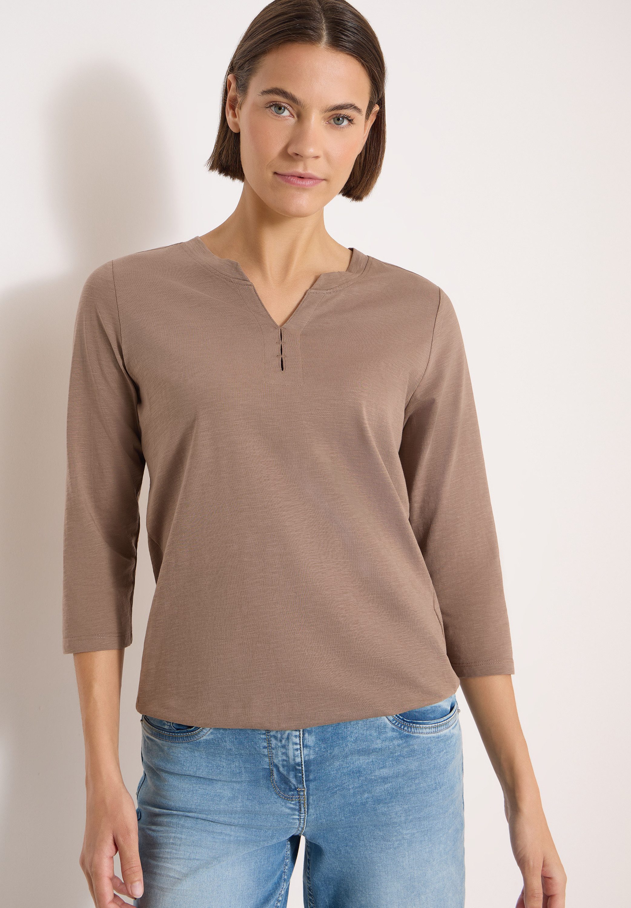 CECIL Tunikashirt aus reiner Baumwolle