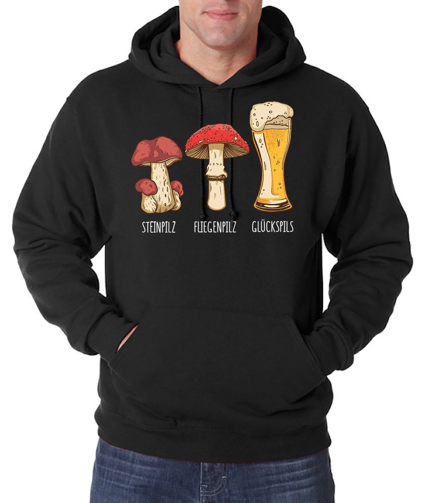 Kapuzenpullover Glückspils Herren Hoodie Pullover