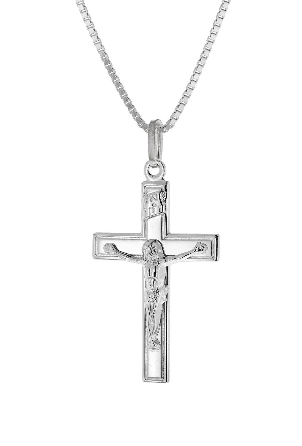 trendor Kette mit Anhänger mit Kruzifix -Anhänger 925 Silber günstig online kaufen