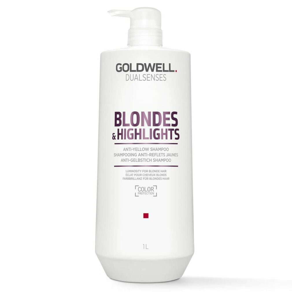 Goldwell Haarshampoo BLONDES & HIGHLIGHTS anti-yellow shampoo 1000ml
