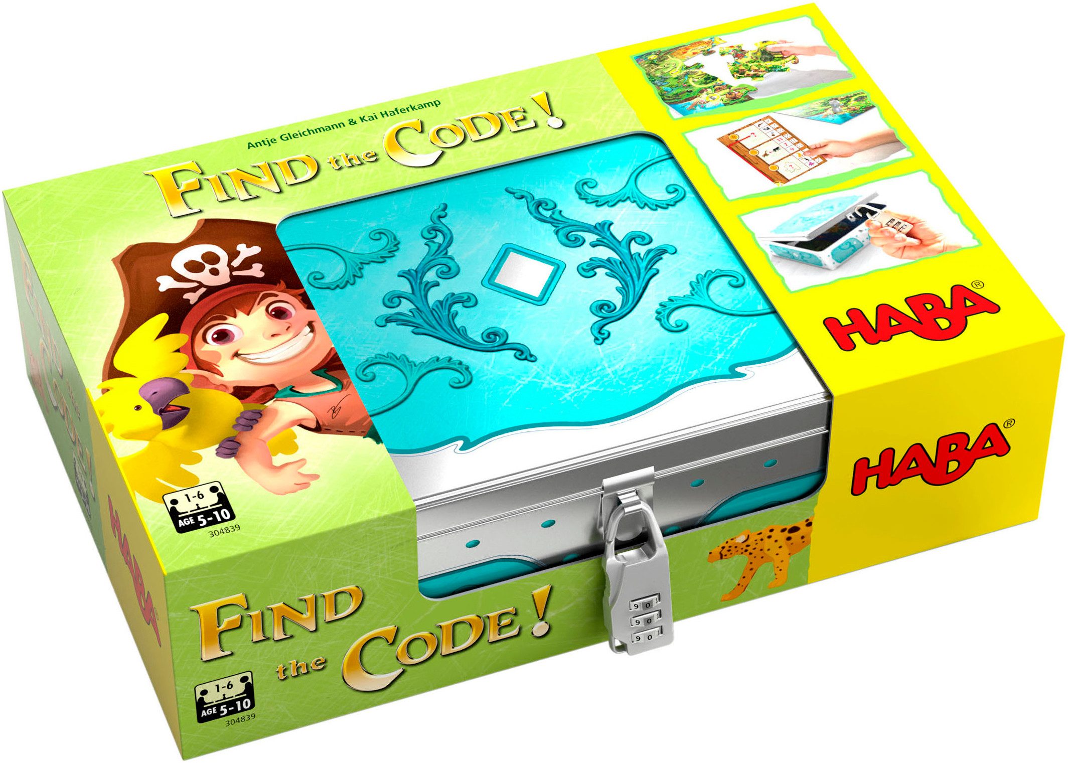 Haba Spiel Finde the code! Pirateninsel, Kinderspiel