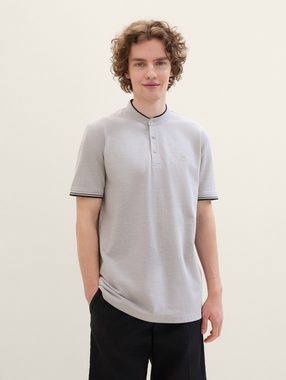 TOM TAILOR Denim Poloshirt Poloshirt mit Stehkragen