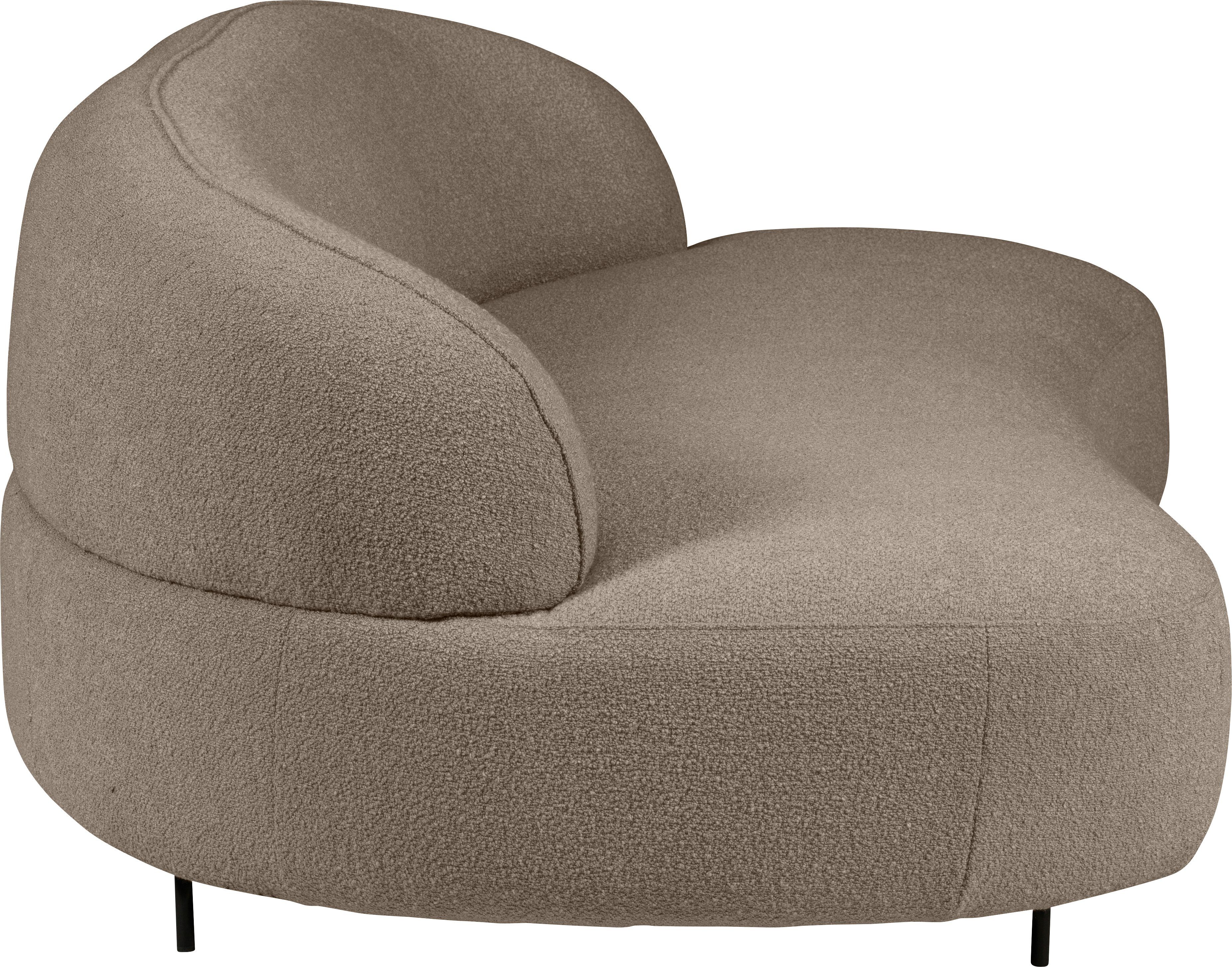 furninova Sofa beige Aria, im organisch Design geformt, skandinsvischen