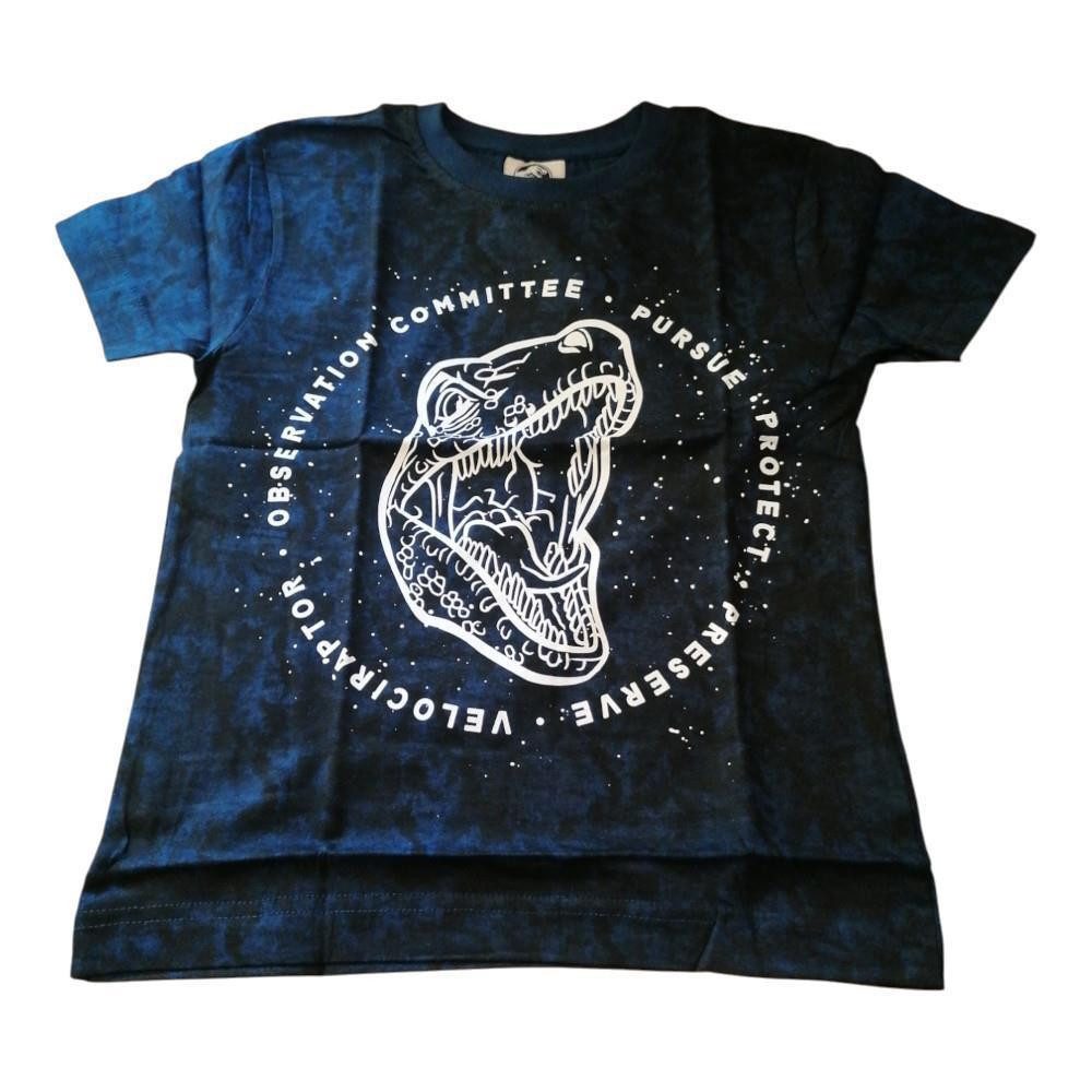 Jurassic World T-Shirt Jurassic World Kurzarm-T-Shirt für Jungen, Weiß oder Blau, 100%