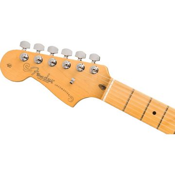 Fender E-Gitarre, American Professional II Jazzmaster Lefthand MN Miami Blue - E-Gitar
