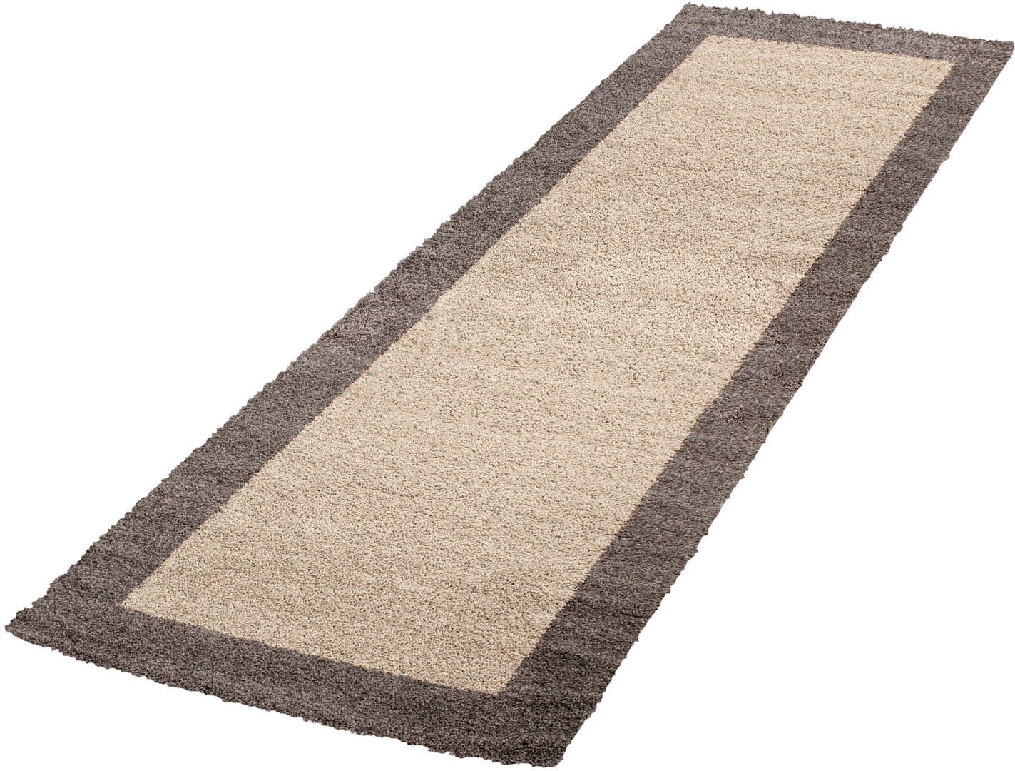 Hochflor-Läufer Life Shaggy 1503, Ayyildiz Teppiche, rechteckig, Höhe: 30 mm, 80cm x 250cm (BxL)