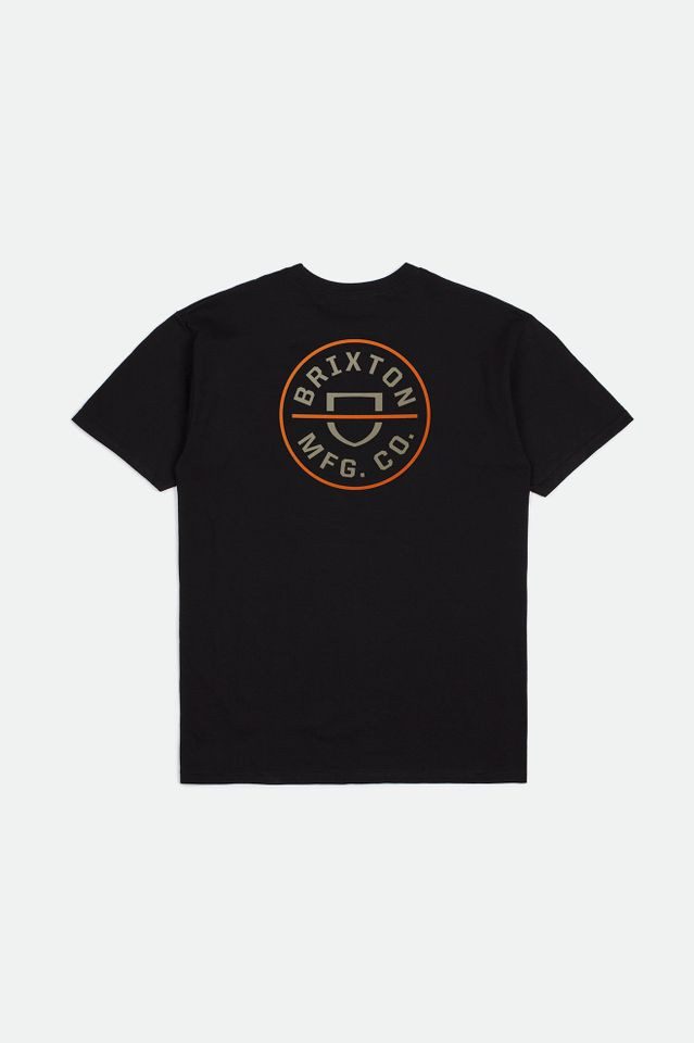 Brixton T-Shirt - Kurzarmshirt - CREST II S/S STT - T-Shirt