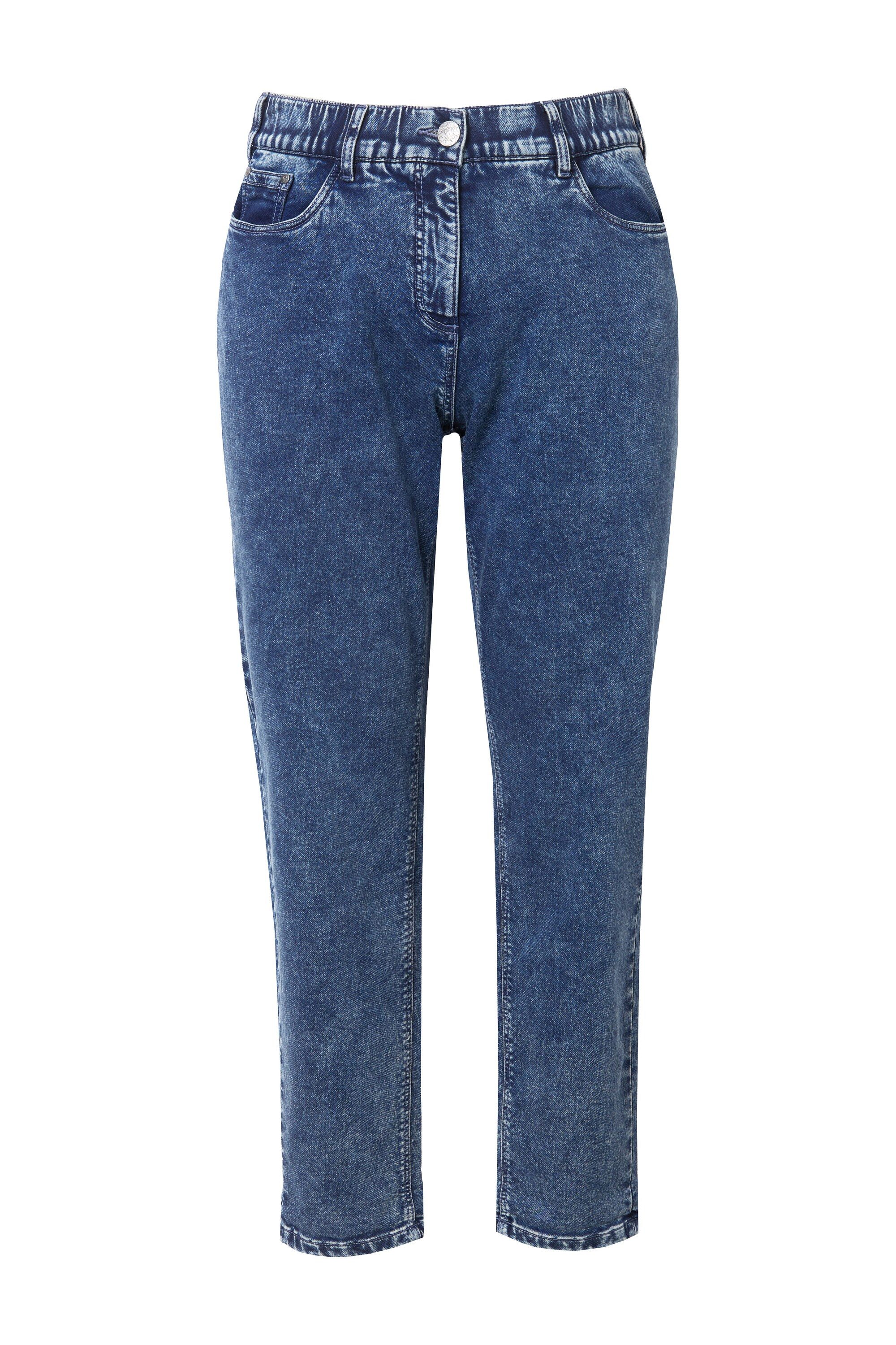 Ulla Popken Regular-fit-Jeans Boyfriend-Jerseyjeans weites Bein günstig online kaufen