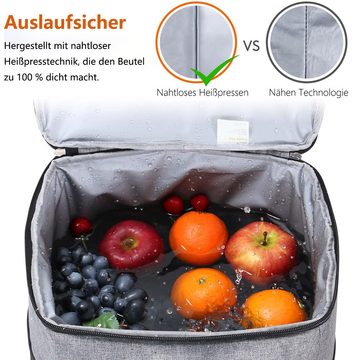 PFCTART Picknickkorb Kühltaschen, Picknick-Taschen, Lunch-Taschen, isolierte Taschen (für Lebensmitteltransport), 15L