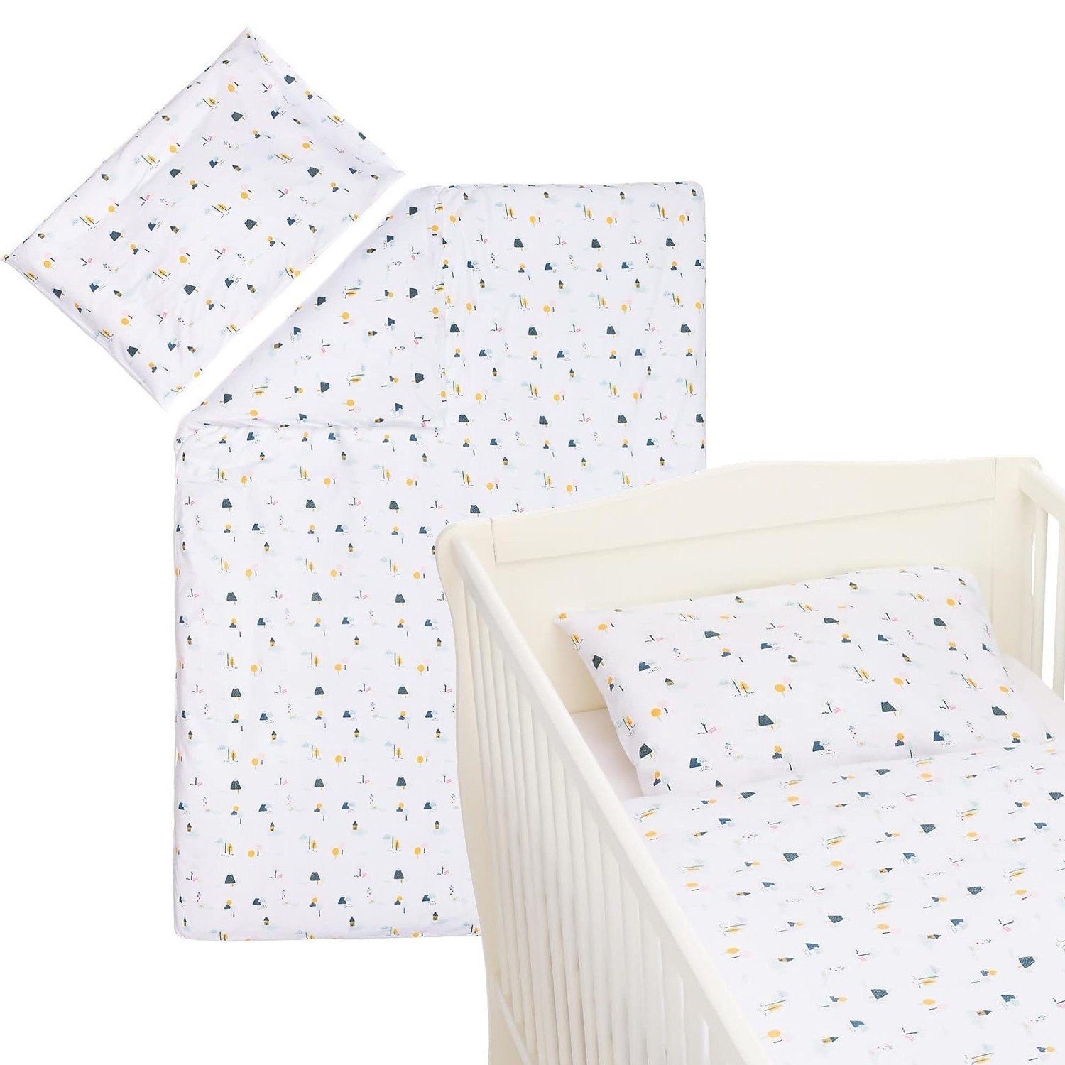 Fillikid Babybettwäsche aus reiner Baumwolle 100x140 günstig online kaufen