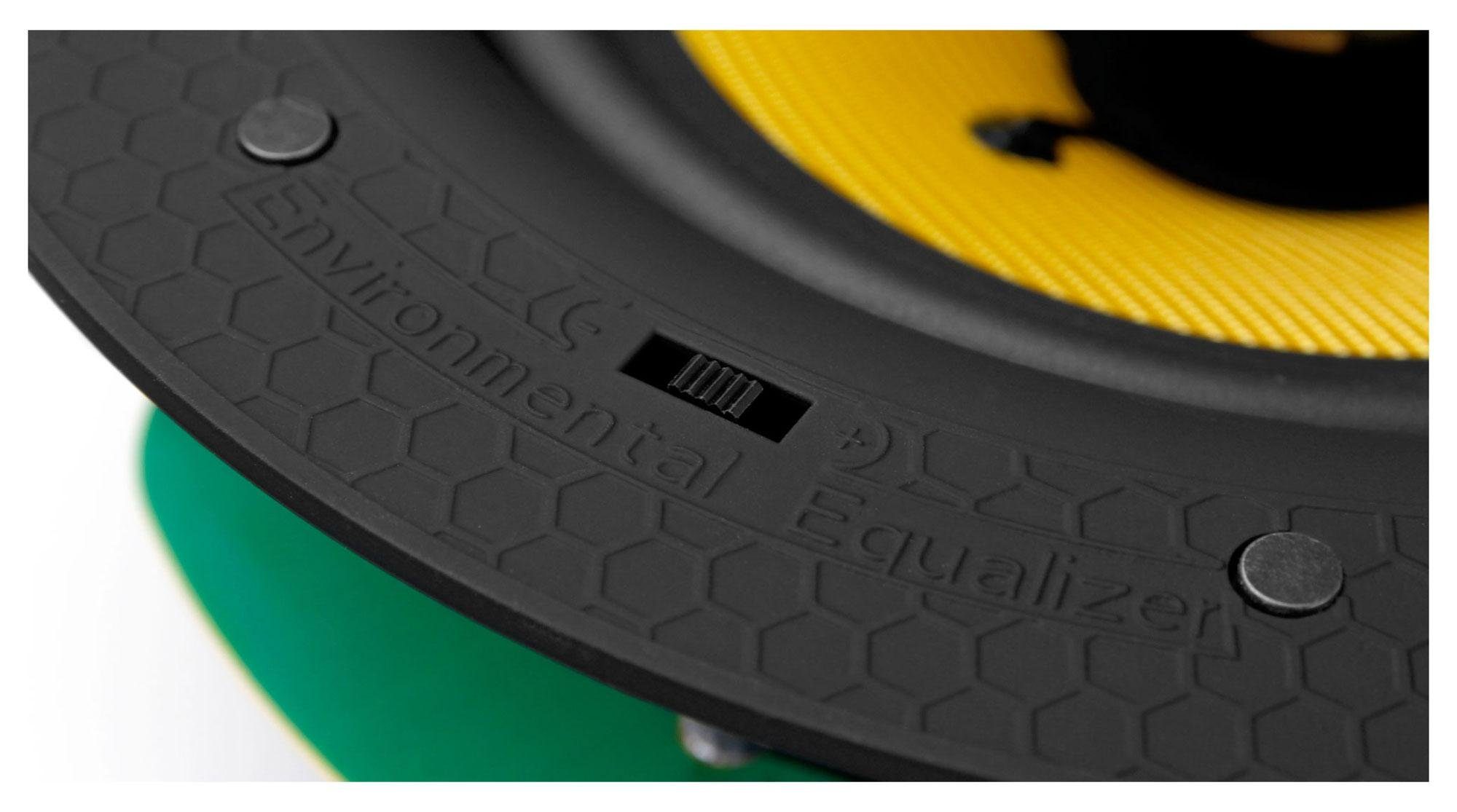 Pronomic High-End Gewebe Deckenlautsprecher - Einbaubox-Lautsprecher 6" Woofer Einbaulautsprecher (60 W, Integrierter Equalizer und Frequenzweiche)