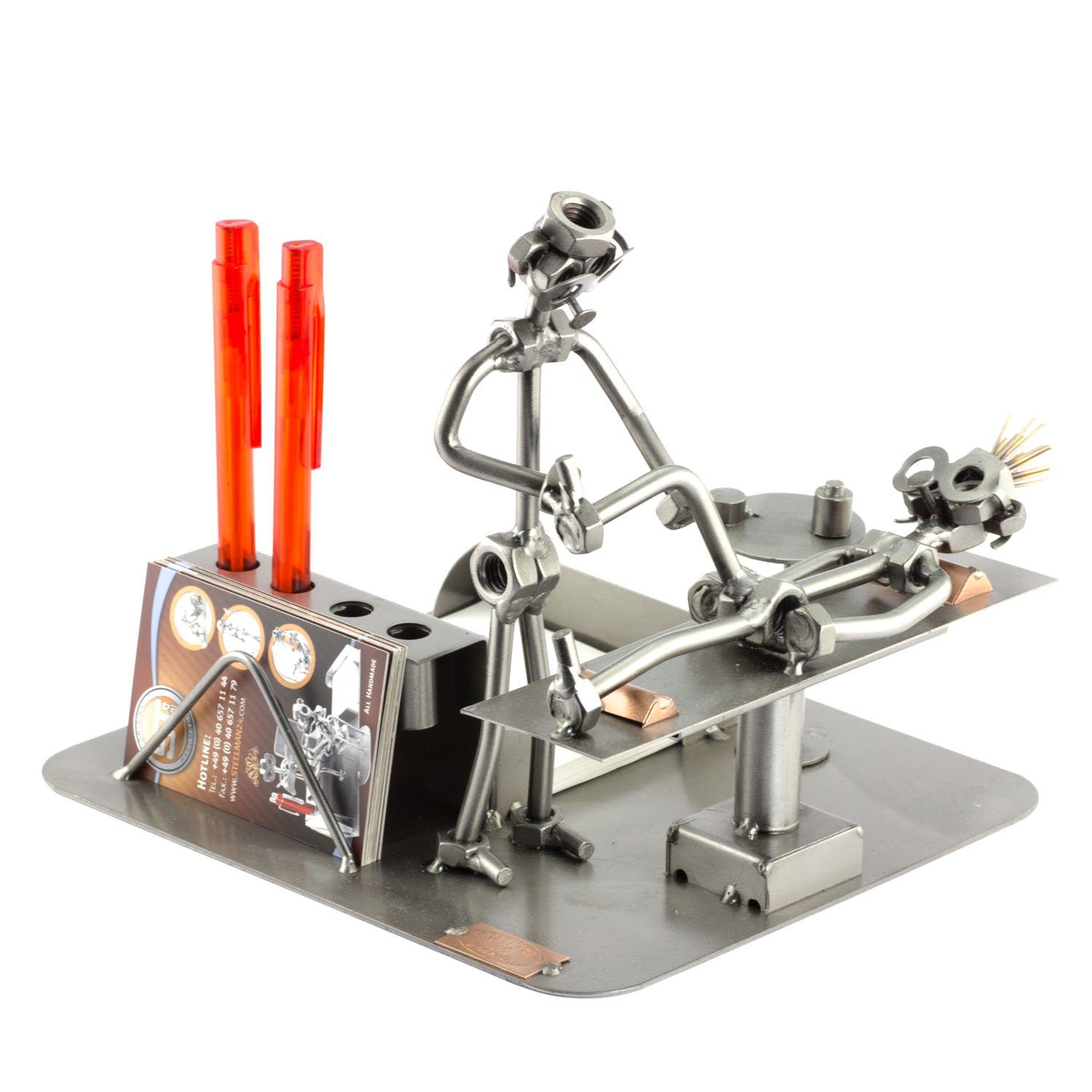 Steelman24 Dekofigur Physiotherapeut Büro Organizer
