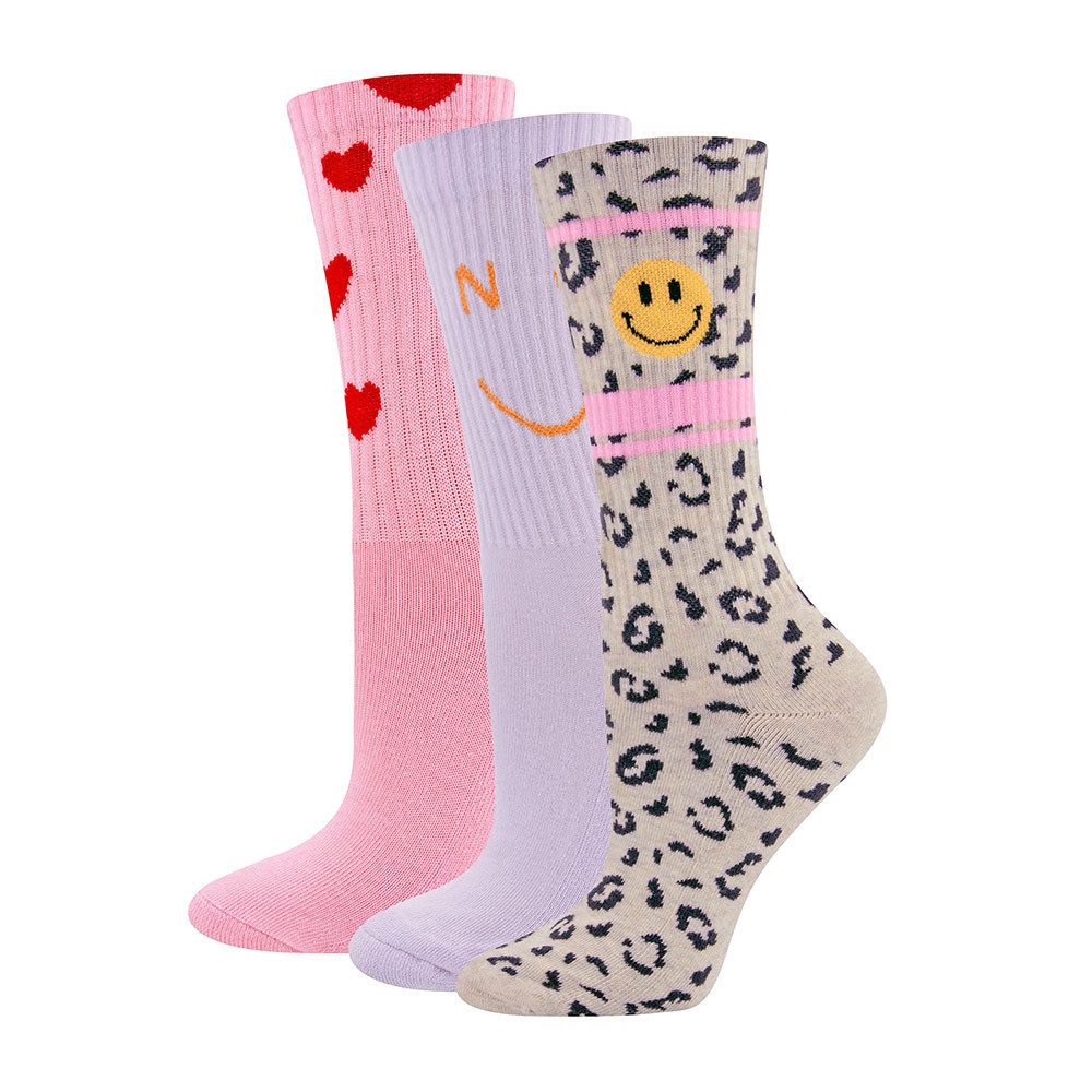 Ewers Socken Socken Smile/Herz/Leo 3er Pack (3-Paar)