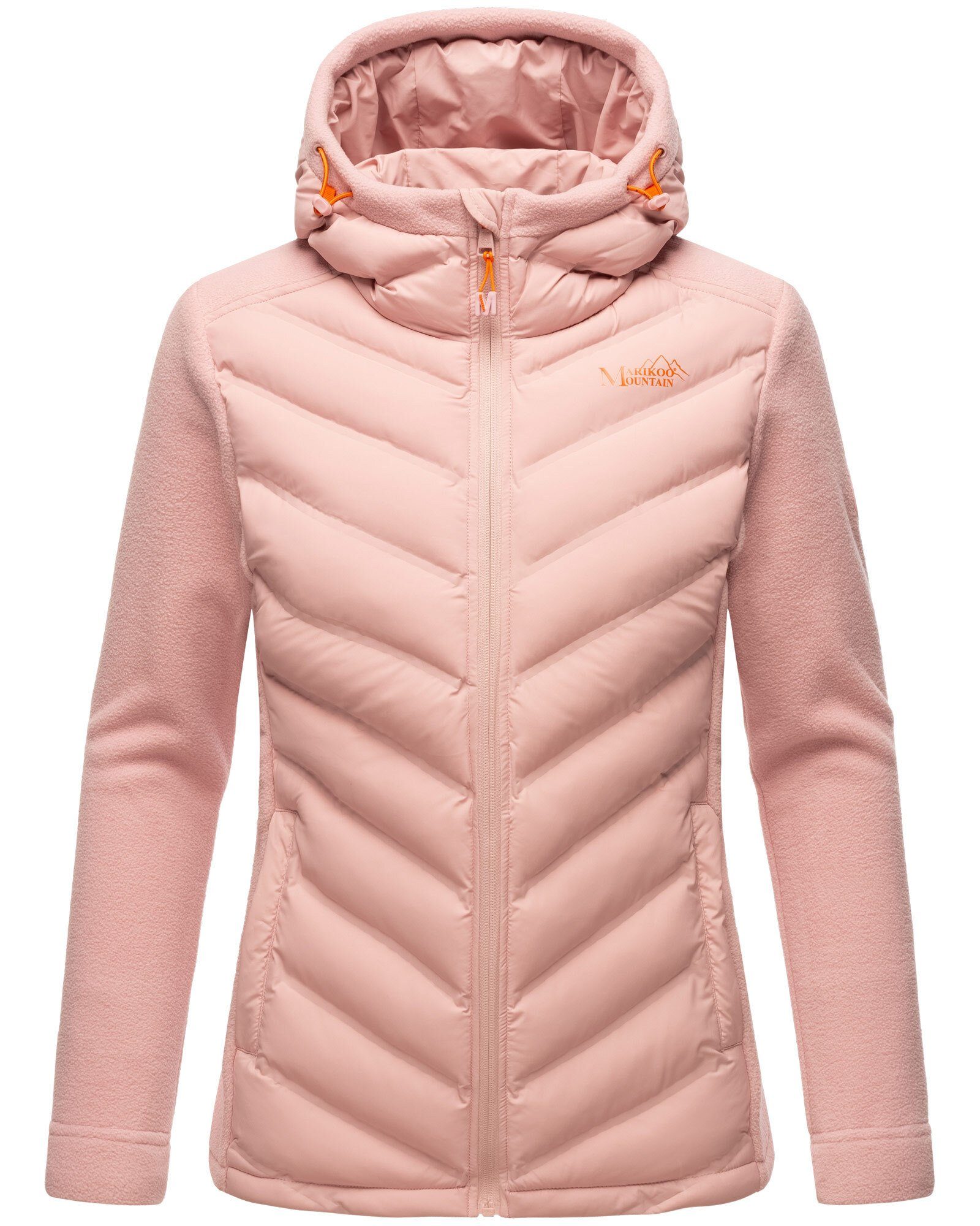 Marikoo Outdoorjacke Mount Haruna mit Powder schließendem hoch Kragen Rose