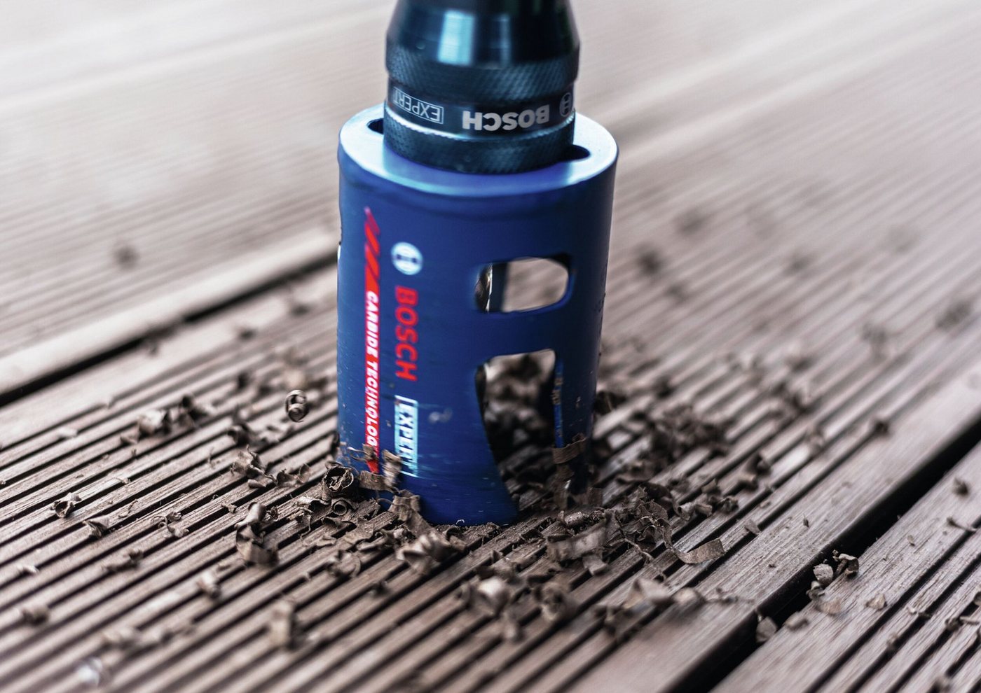 Thumbnail - BOSCH Lochsäge Expert Construction Material, Ø 70 mm, 70 x 60 mm für Dreh- und Schlagbohrer