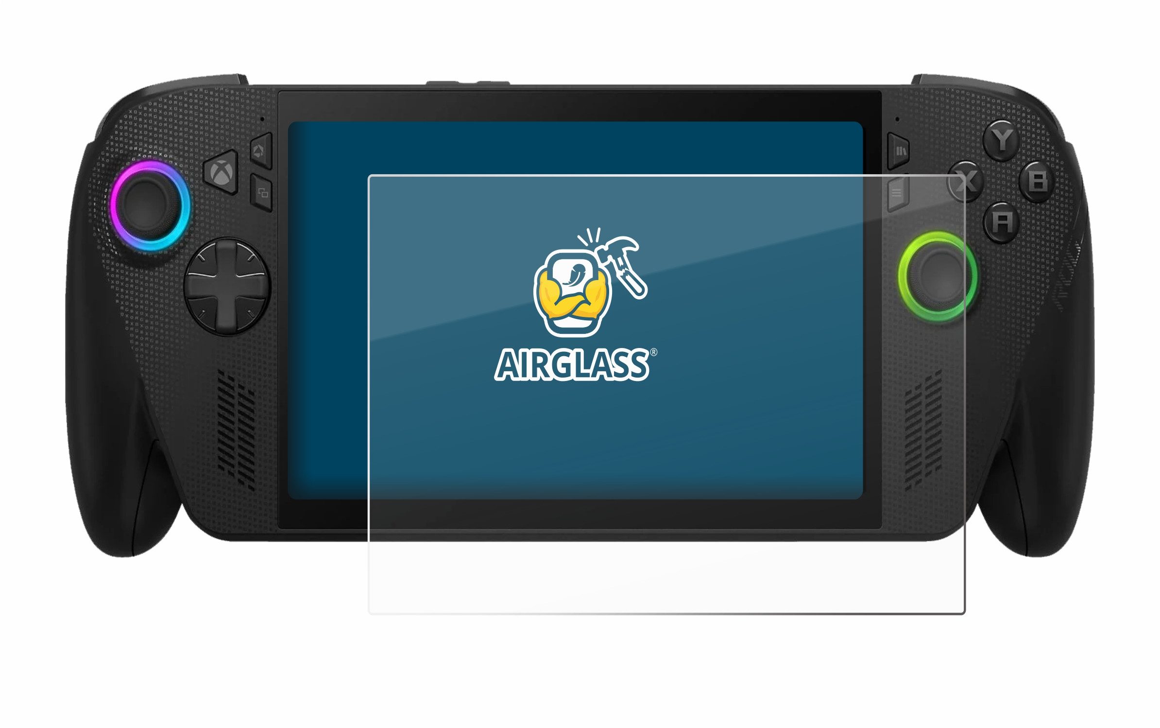 BROTECT Displayschutzglas Folie für ASUS ROG Xbox Ally X, Schutzfolie Glas Panzer Display Schutz klar