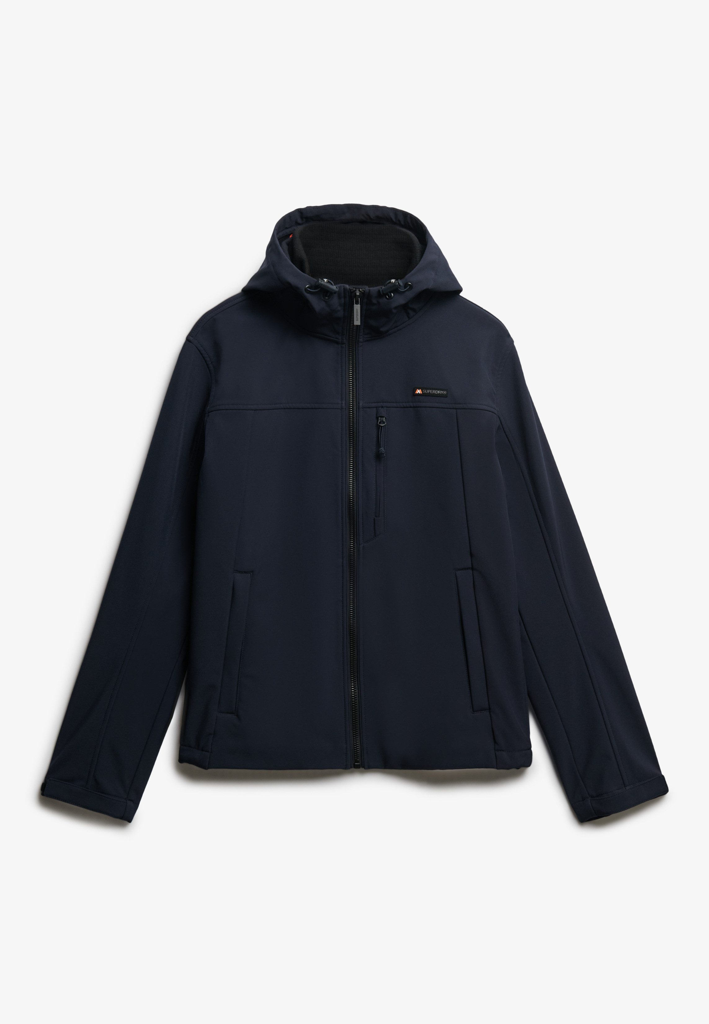 Superdry Outdoorjacke HOODED SOFT SHELL TREKKER JKT aus Polyester und Elasthan, elastischer Tragekomfort, pflegeleicht