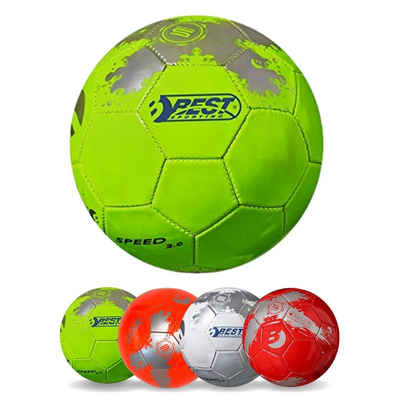 Best Sporting Fußball »Speed 2.0 I hochwertiger Ball I bunter Fußball Kinder in Größe 5«, I Fussball Kinder mit coolem Design I Bälle für das Fußball Training I Fußbälle