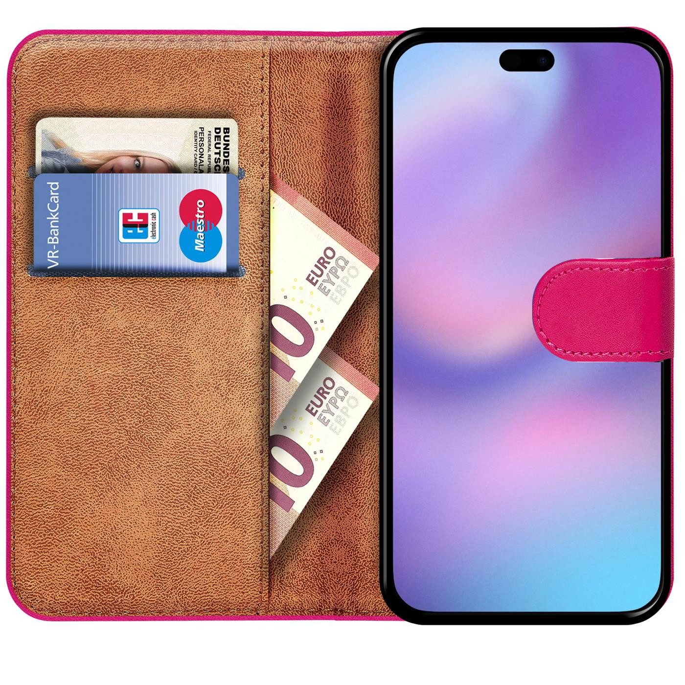 CoolGadget Handyhülle Wallet Klapp Tasche Book Case für Apple iPhone 17, Hülle Klapphülle Flip Cover Etui Schutzhülle – Bild 2 von 5