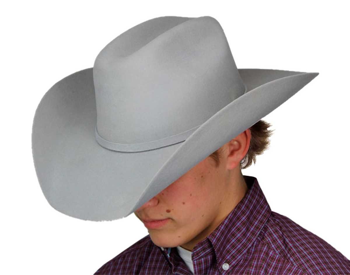 Dallas Hats MON 2 3X Herren Cowboyhut Herrenhut Wollfilzhut Westernhut Schwarz 