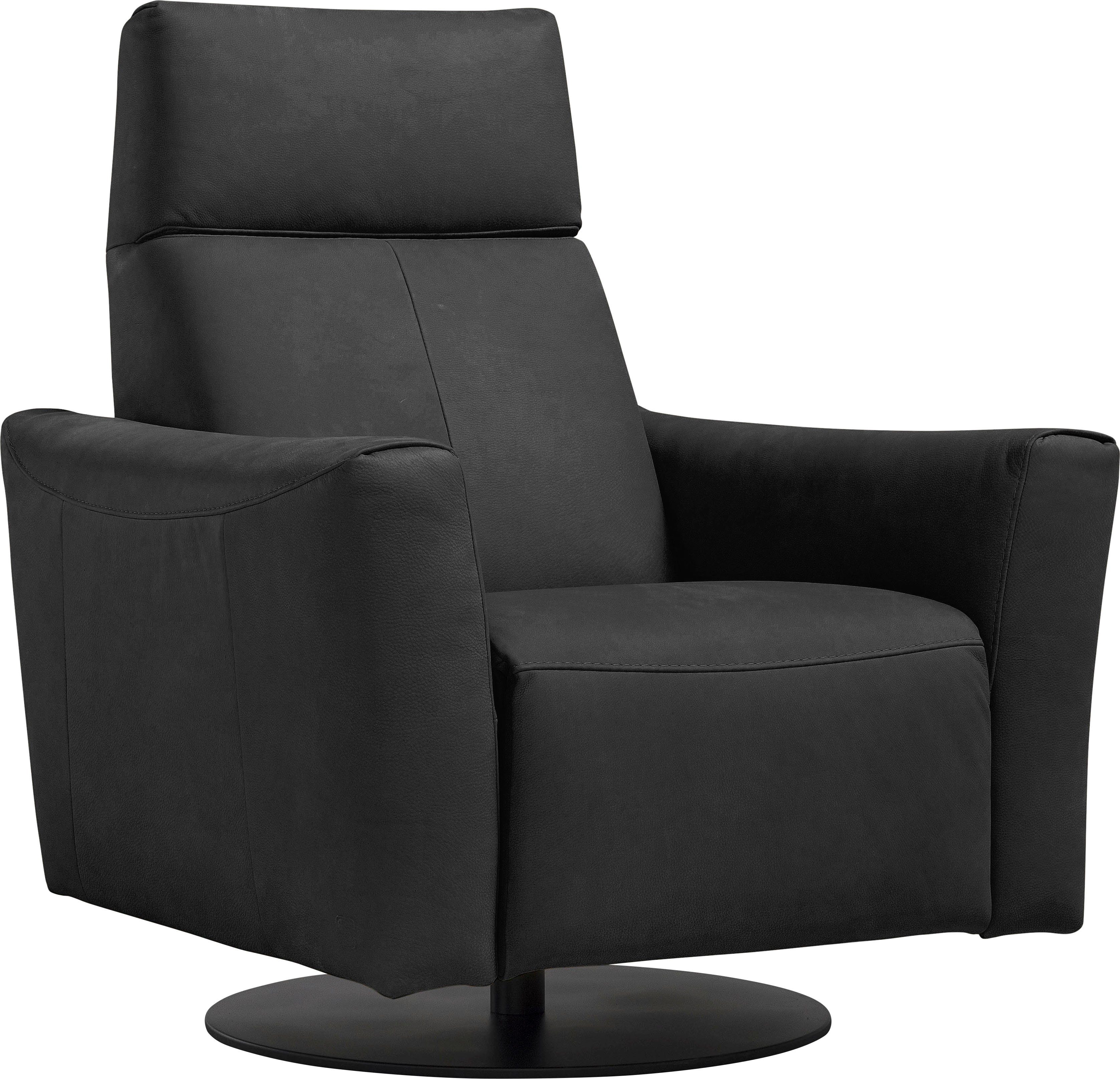 Egoitaliano Sessel Blues Designsessel, Loungesessel, drehbar, inkl. manuelle Relaxfunktion durch Push-Back-Mechanismus