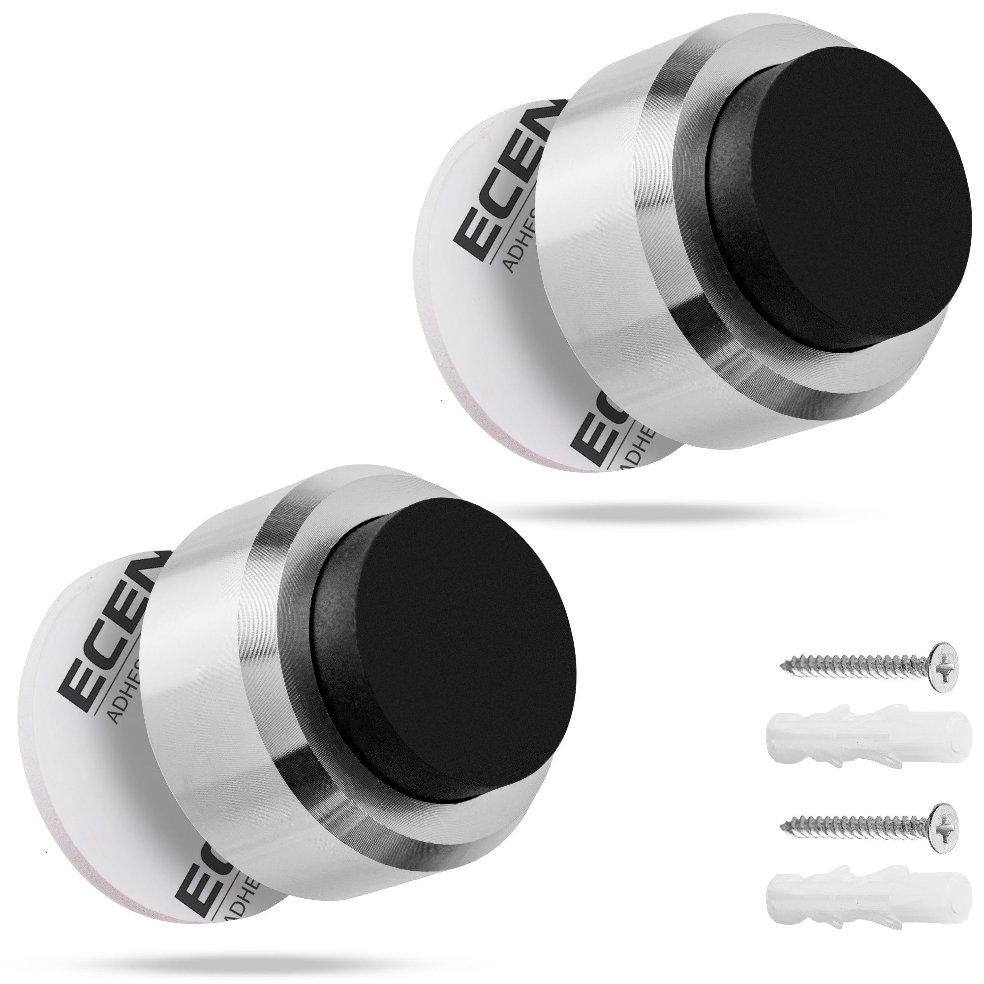 Wandtürstopper Türstopper Wand Edelstahl 2x Wand-Puffer