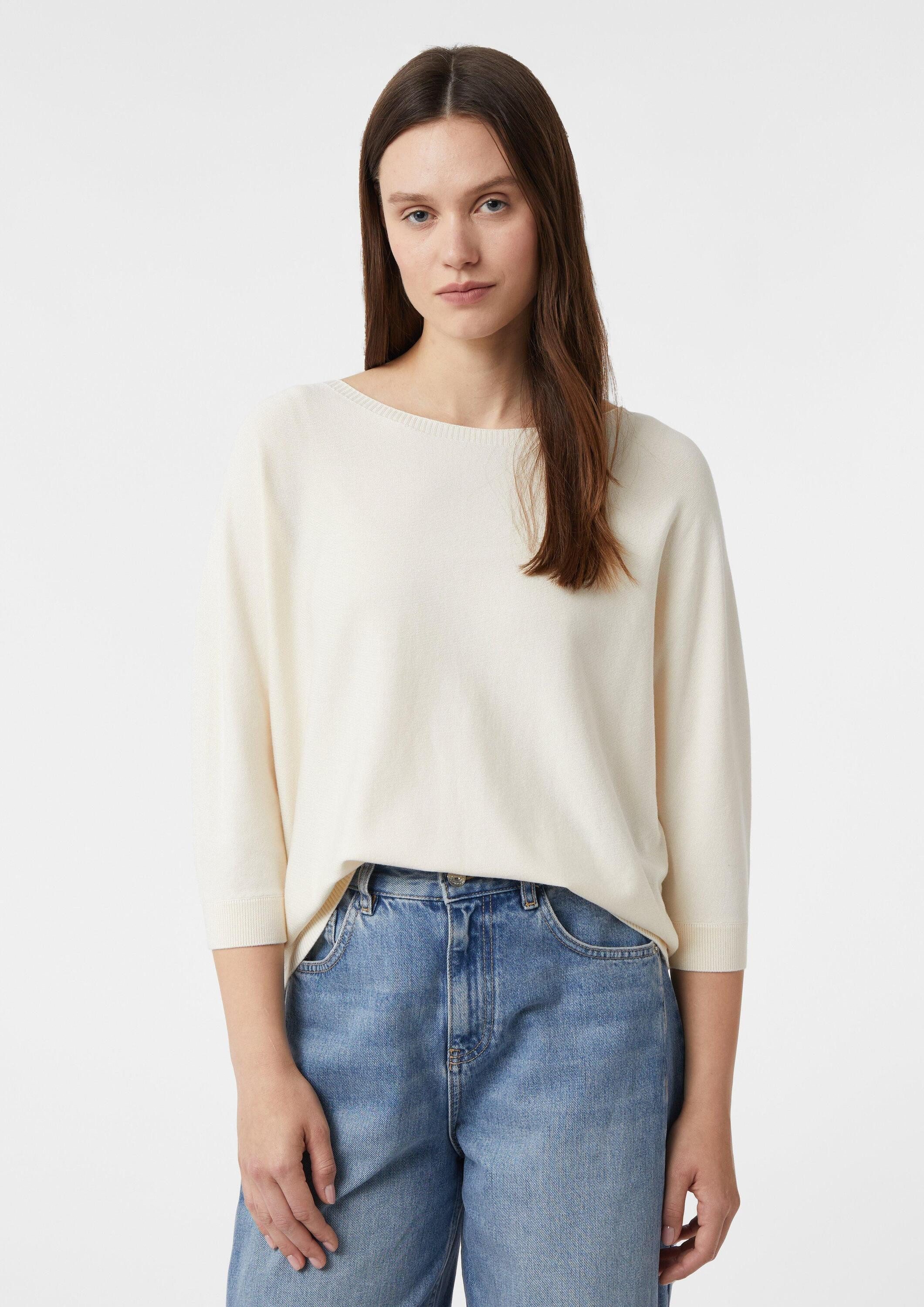 comma 3/4 Arm-Pullover Вязаные свитера Feinstrickpullover mit Schleifendetail