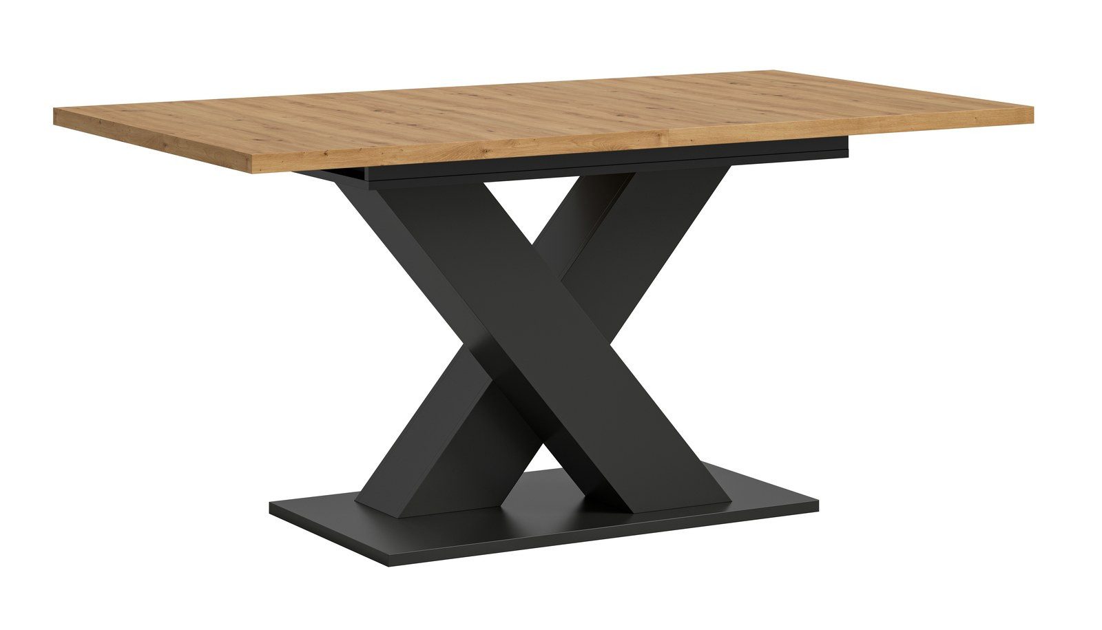 Aileenstore Esstisch OSLO, 150 cm Breite, Holz, 2-teilig