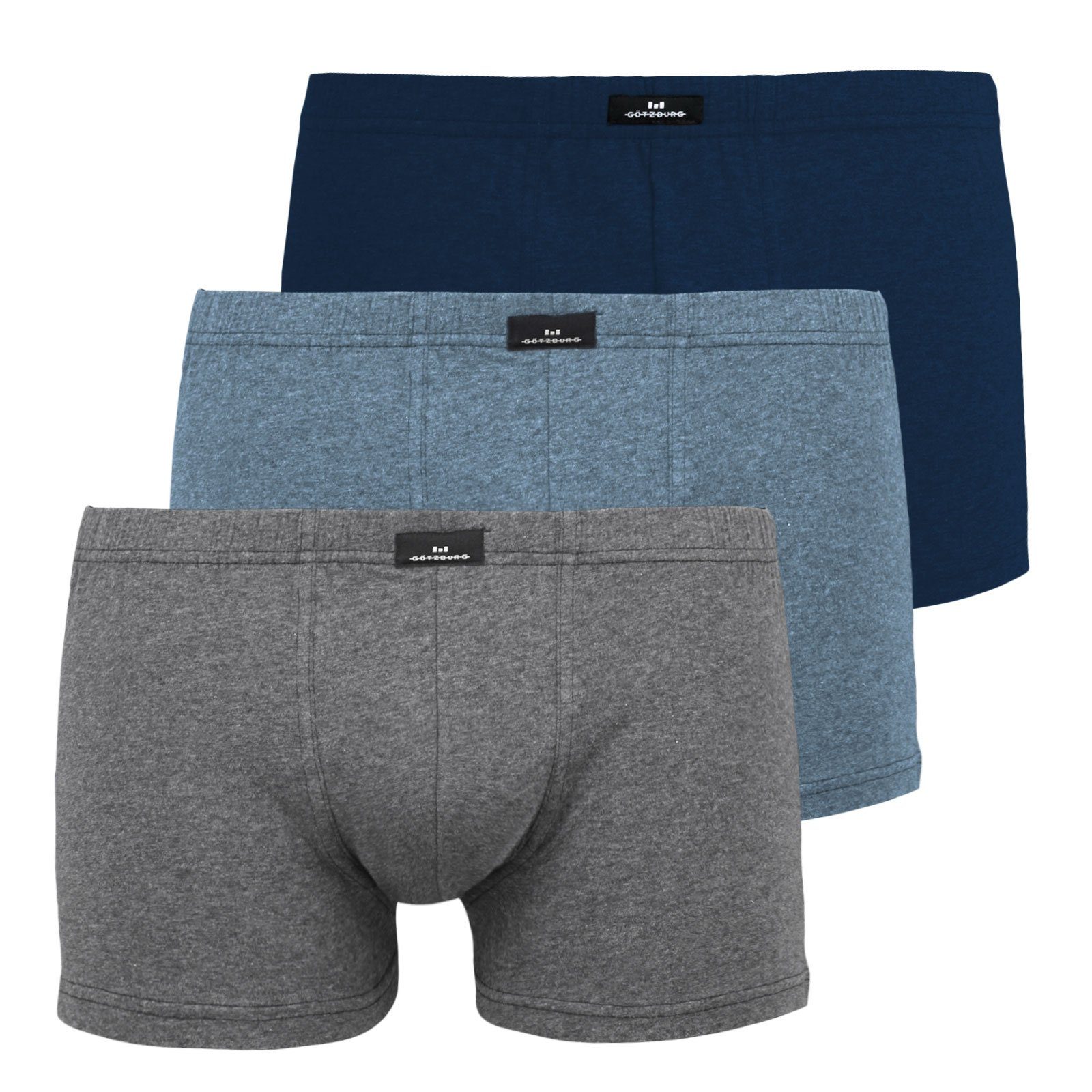 GÖTZBURG Trunk Boxershorts (3-St) mit Logo günstig online kaufen