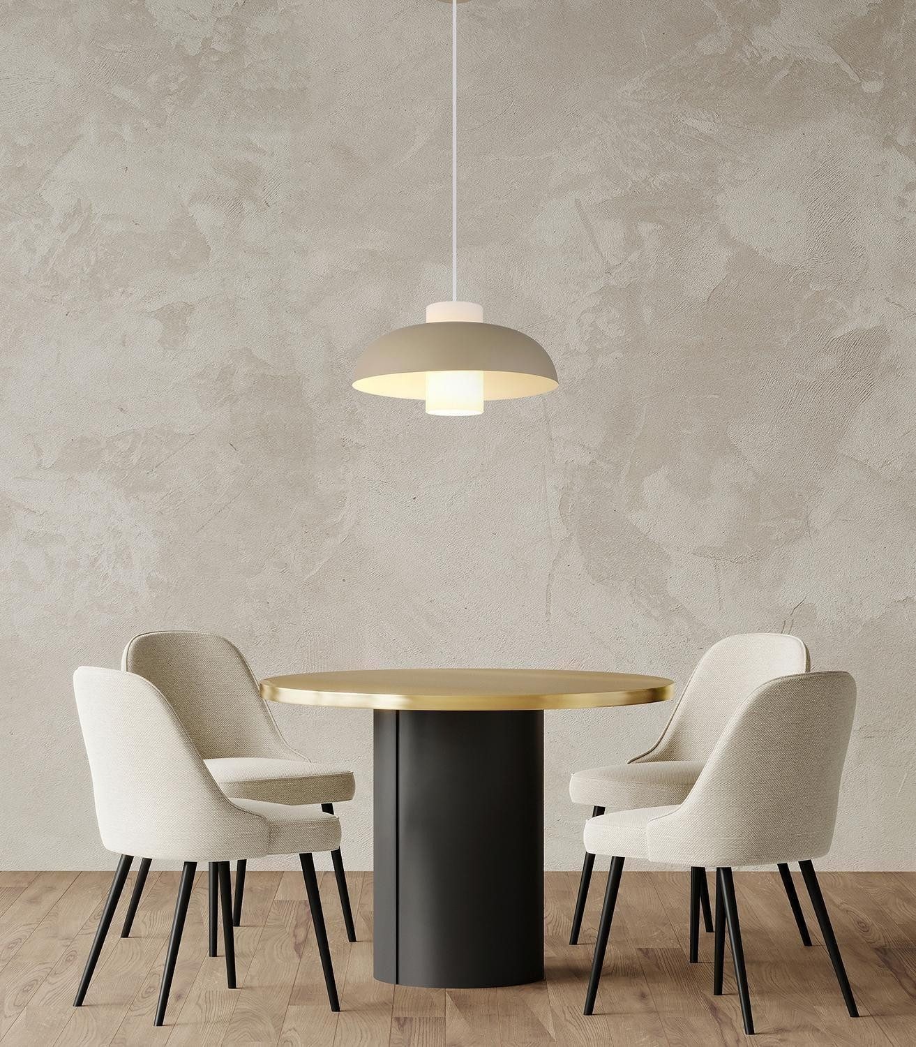 GLOBO LIGHTING Pendelleuchte LOWE, 1-flammig, Sandfarben günstig online kaufen