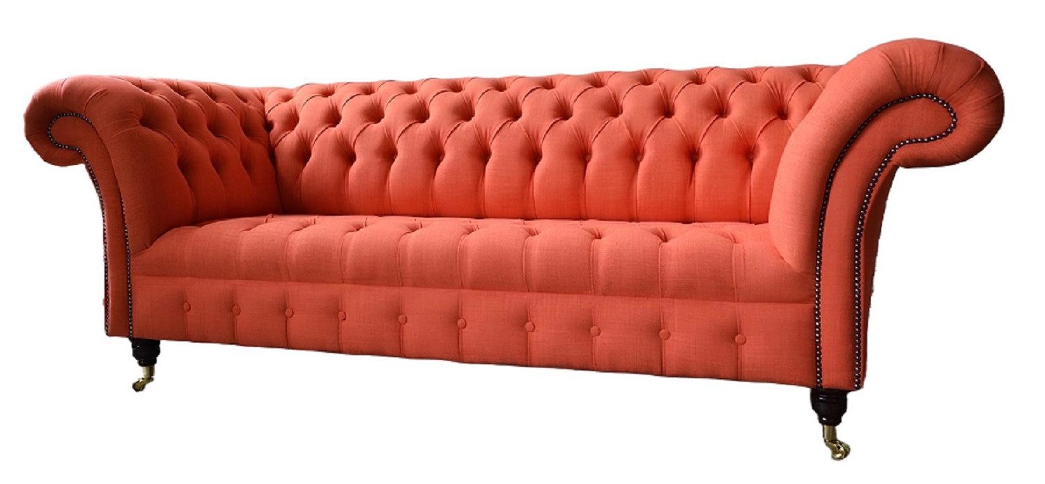 Xlmoebel Chesterfield-Sofa Chesterfield Sofa 2016-50 in edlem Design und Komfort, Hergestellt in Europa
