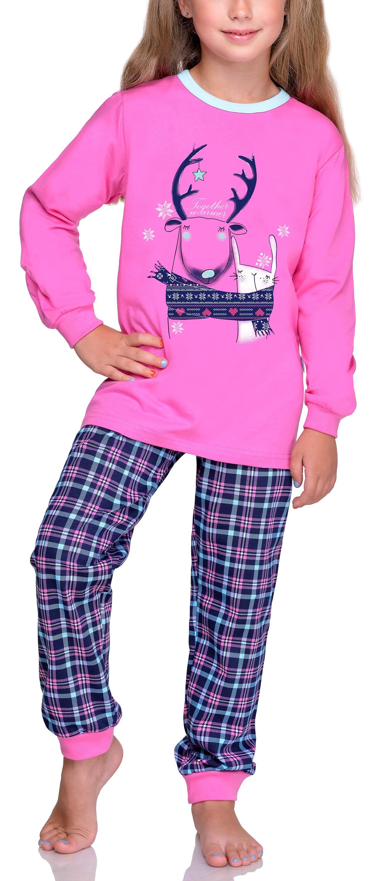 Timone Schlafanzug Mädchen Schlafanzug TITR433/434 Rosa