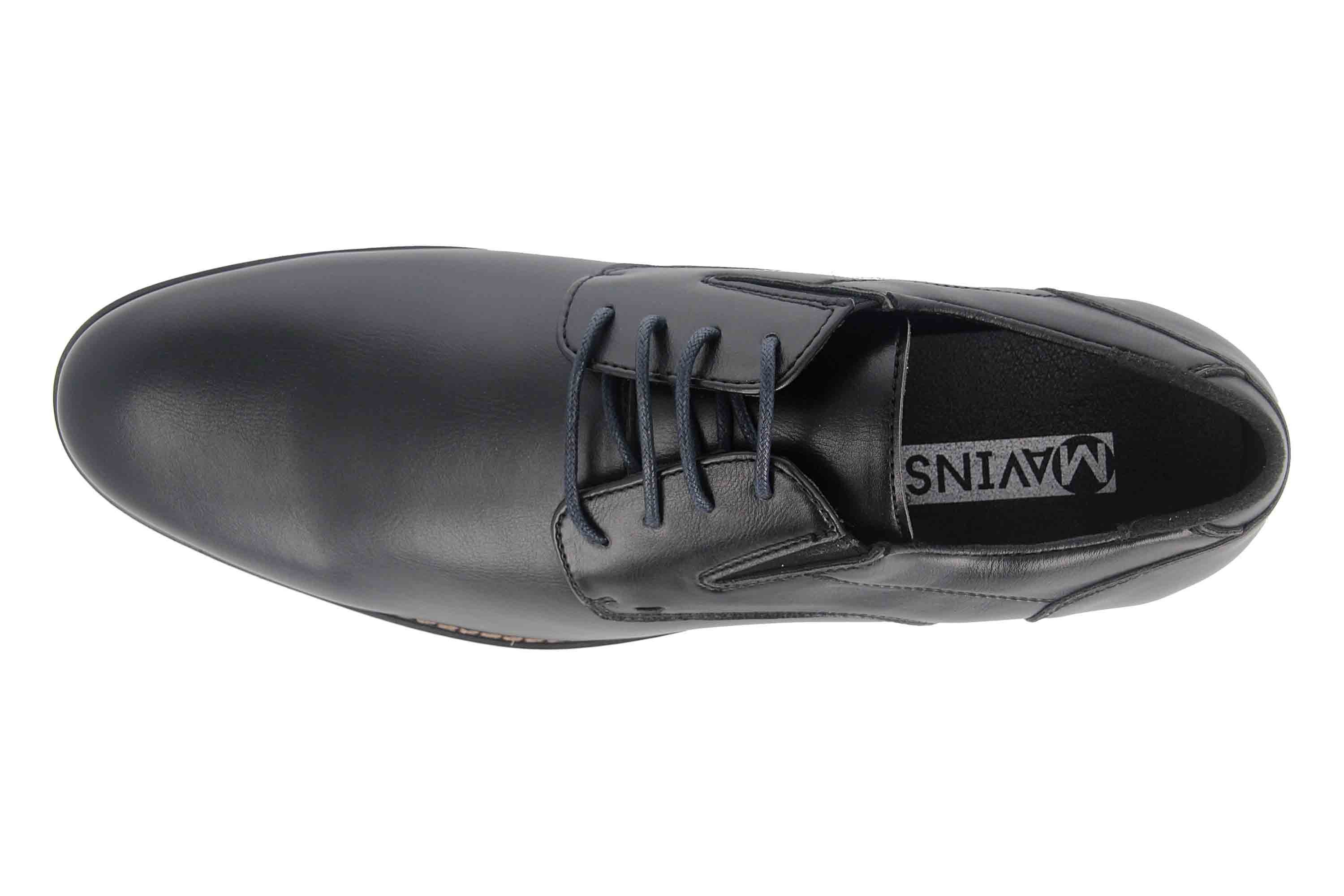 Mavins 3HH0180301 2100 Black PU Schnürschuh