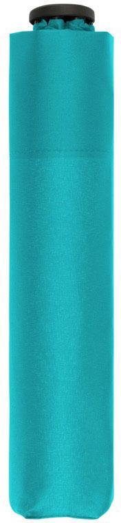 Blue Zero 99 blau doppler® uni, Aqua Taschenregenschirm