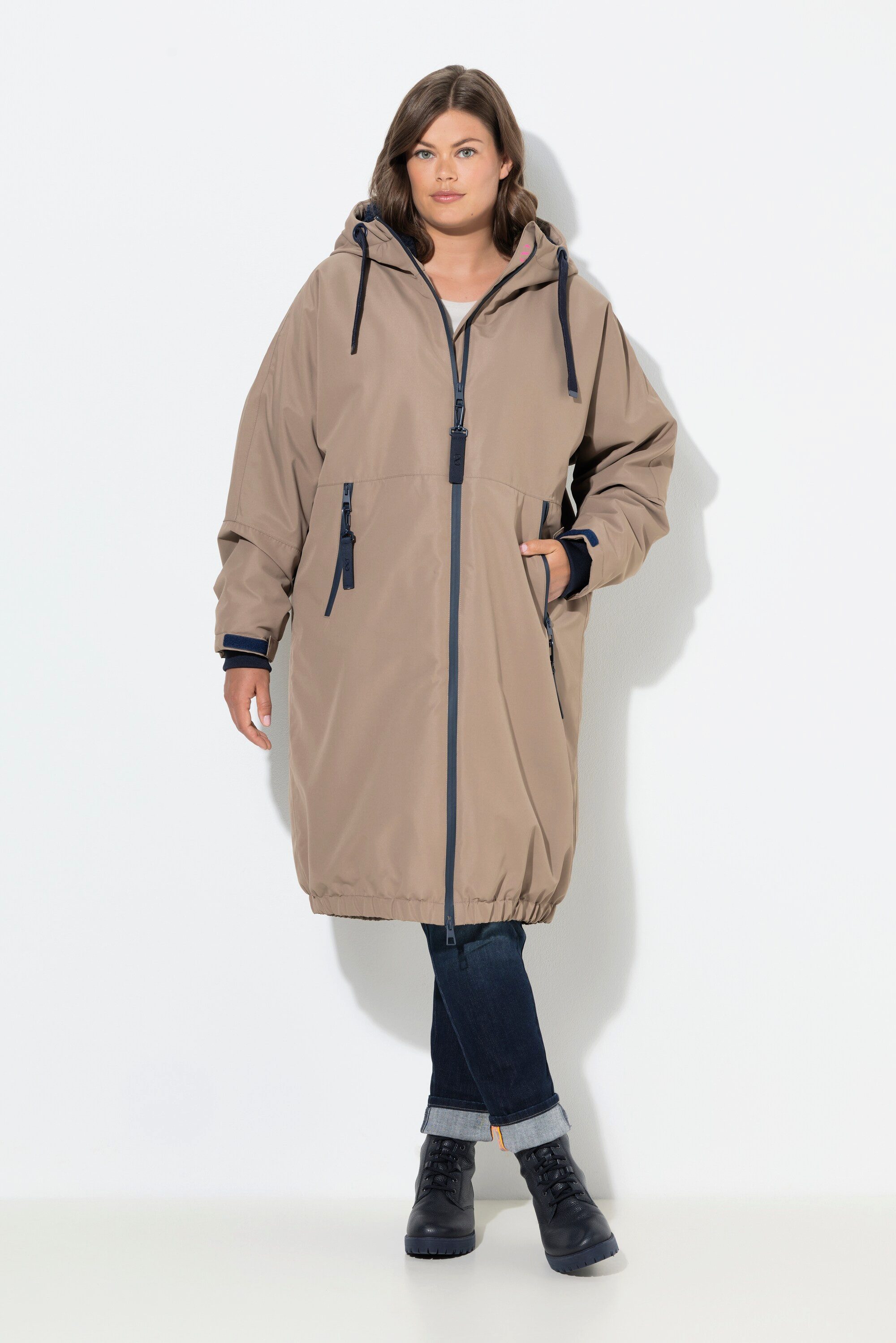 Laurasøn Wintermantel Funktionsmantel oversized Teddyfutter Kapuze günstig online kaufen