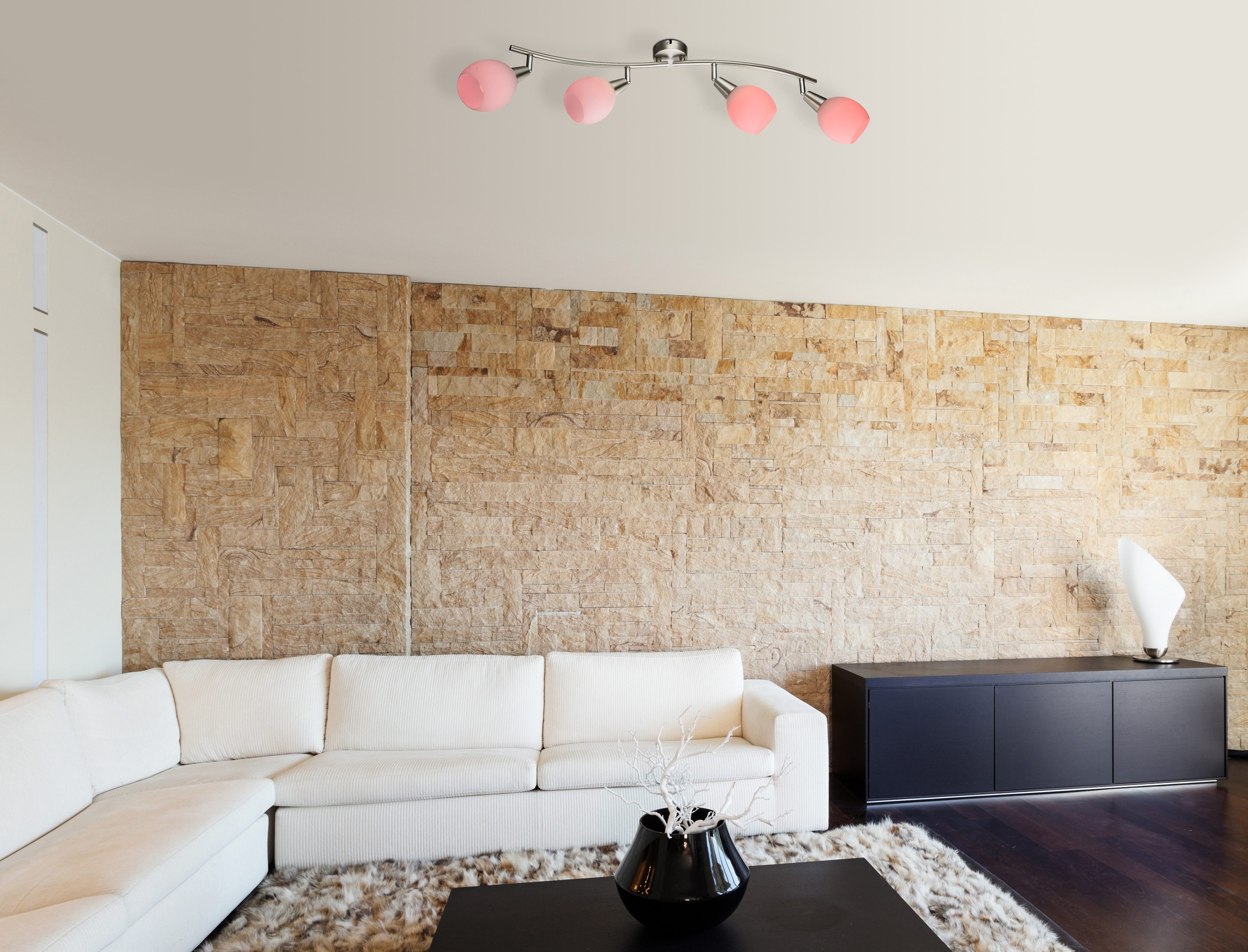 GLOBO LIGHTING Deckenspot ELLIOTT, LED wechselbar, LED Strahler für Wohn- & Schlafzimmer dimmbar, Fernbedienung