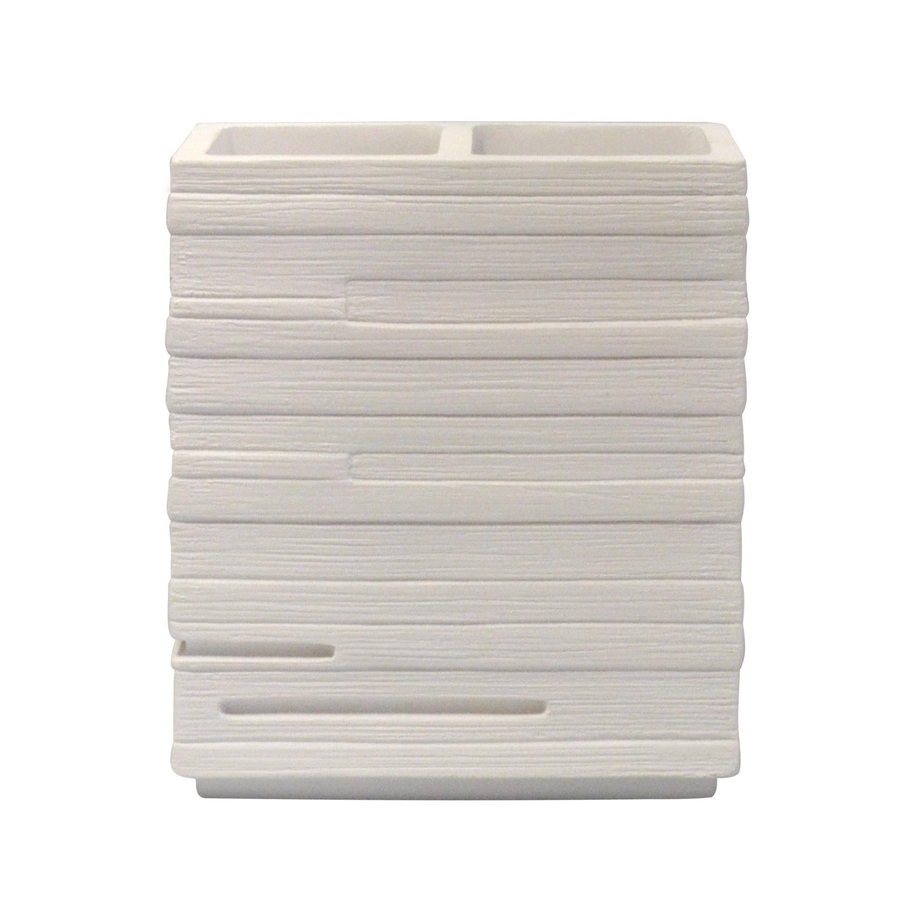 Ridder Badaccessoire-Set Zahnbürstenhalter Brick weiß günstig online kaufen