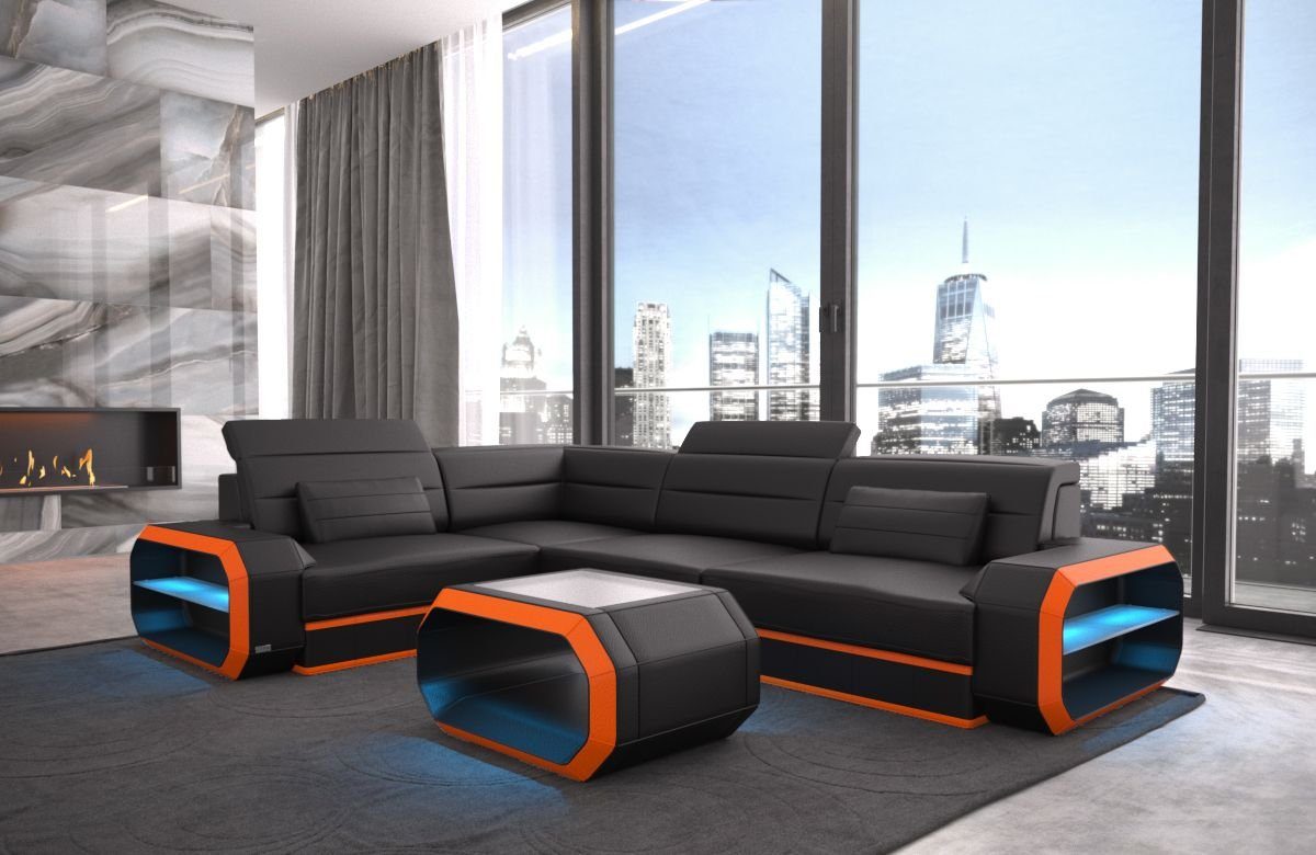 Sofa Dreams Ecksofa Sofa Leder Ledercouch günstig online kaufen