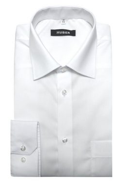 Huber Hemden Langarmhemd HU-5173 Regular Fit, mit Krawatte +Einstecktuch, Regular Fit-gerader Schnitt