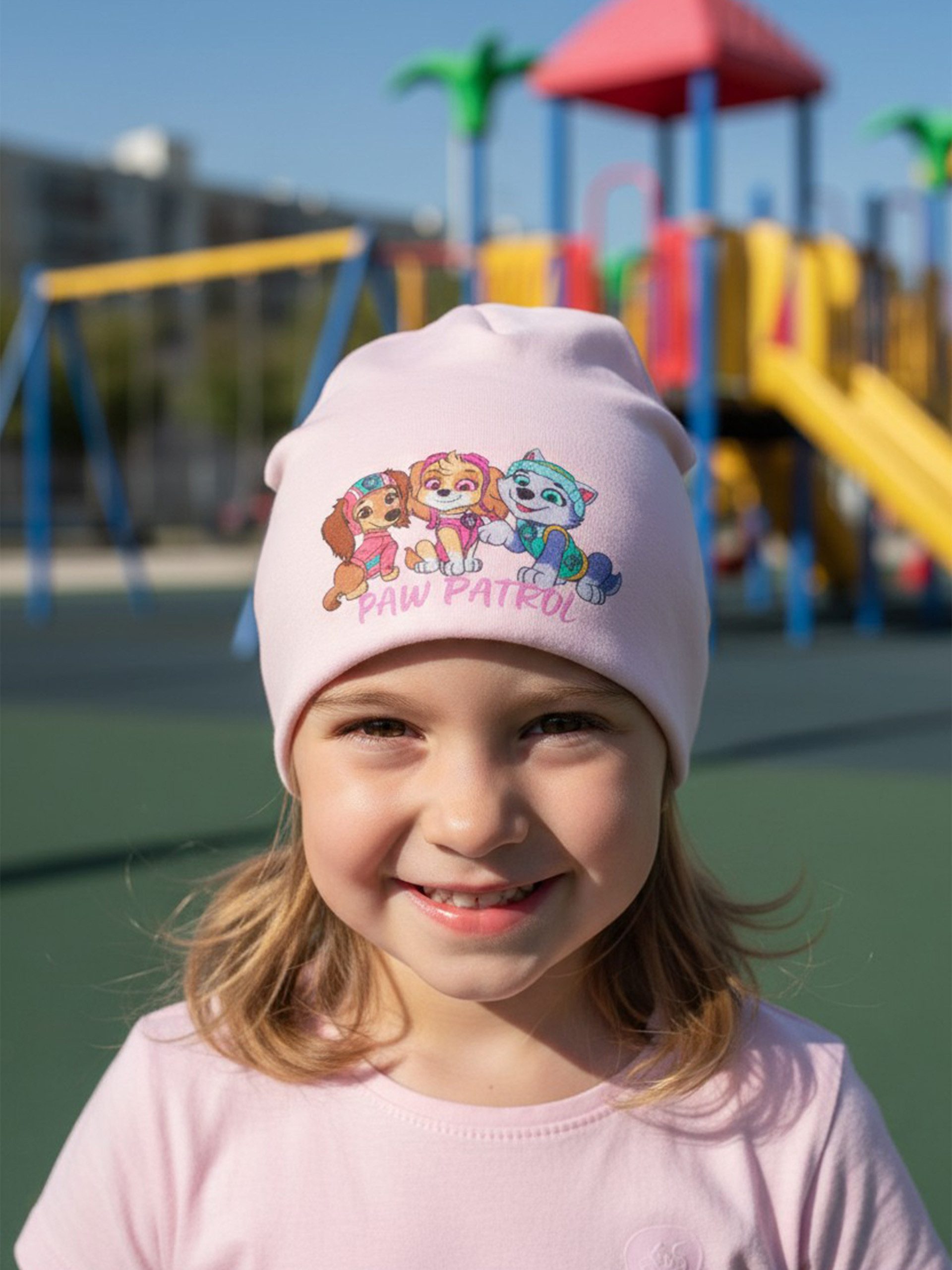 United Labels® Strickmütze Paw Patrol Beanie Girls Übergangsmütze Mütze