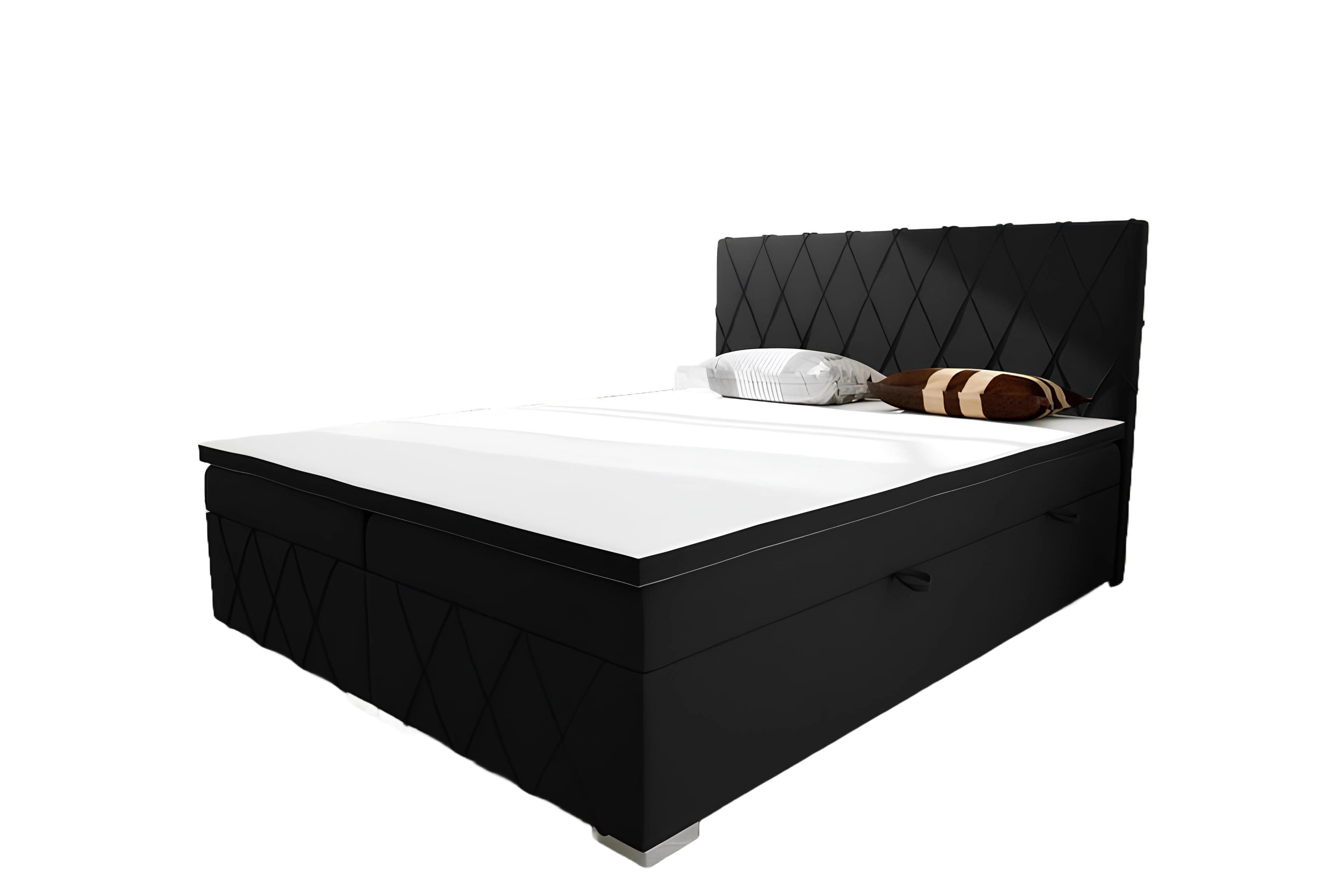 Xlmoebel Boxspringbett Luxus Boxspringbett mit Polsterung und Bettkasten (1-St., Boxspringbett 4069424842555), Hergestellt in Europa