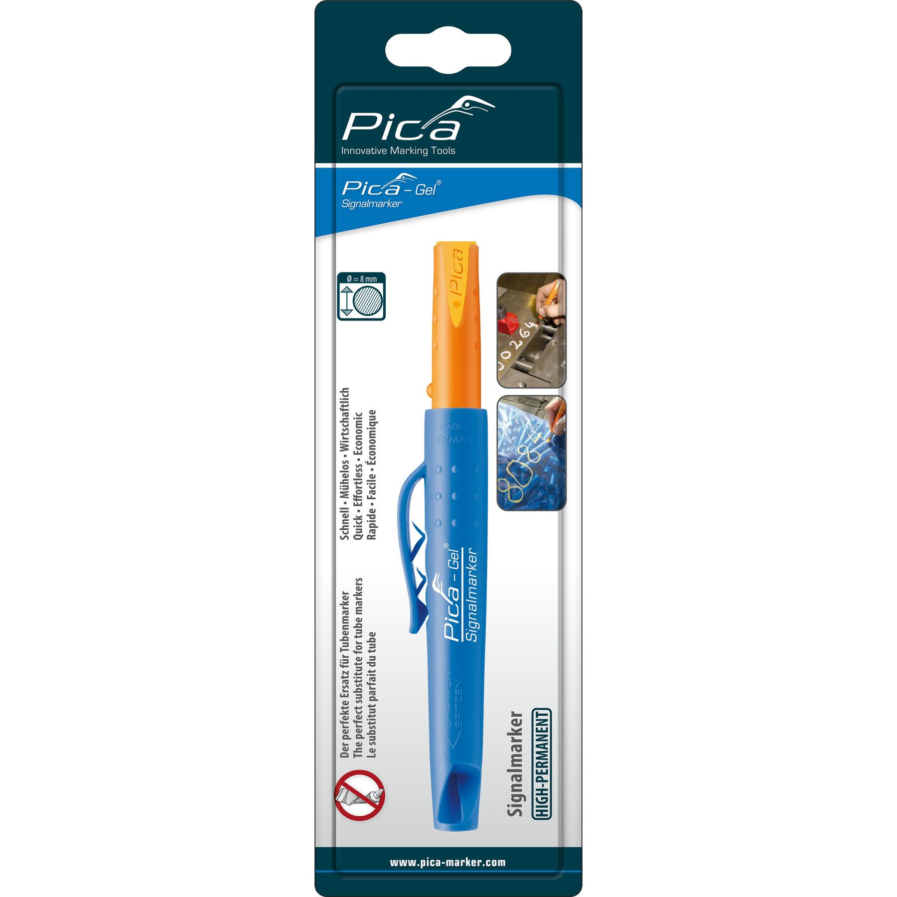 Marker PICA Gel Signalmarker, 8084/SB, gelb