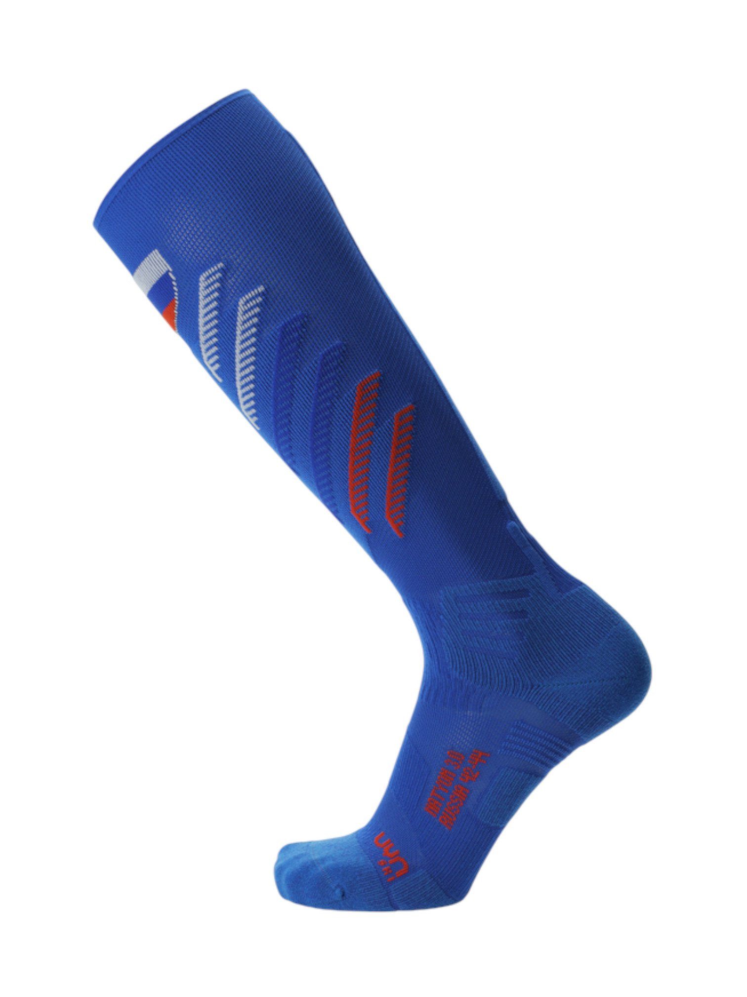 UYN Skisocken Natyon 3.0 Russland/Russia (Kniestrümpfe) blau/weiss/rot -1 Paar