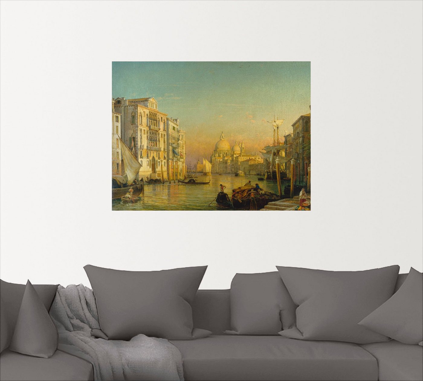 Artland Wandbild »Canale Grande in Venedig.«, Italien (1 Stück), in vielen Größen & Produktarten -Leinwandbild, Poster, Wandaufkleber / Wandtattoo auch für Badezimmer geeignet-kaufen