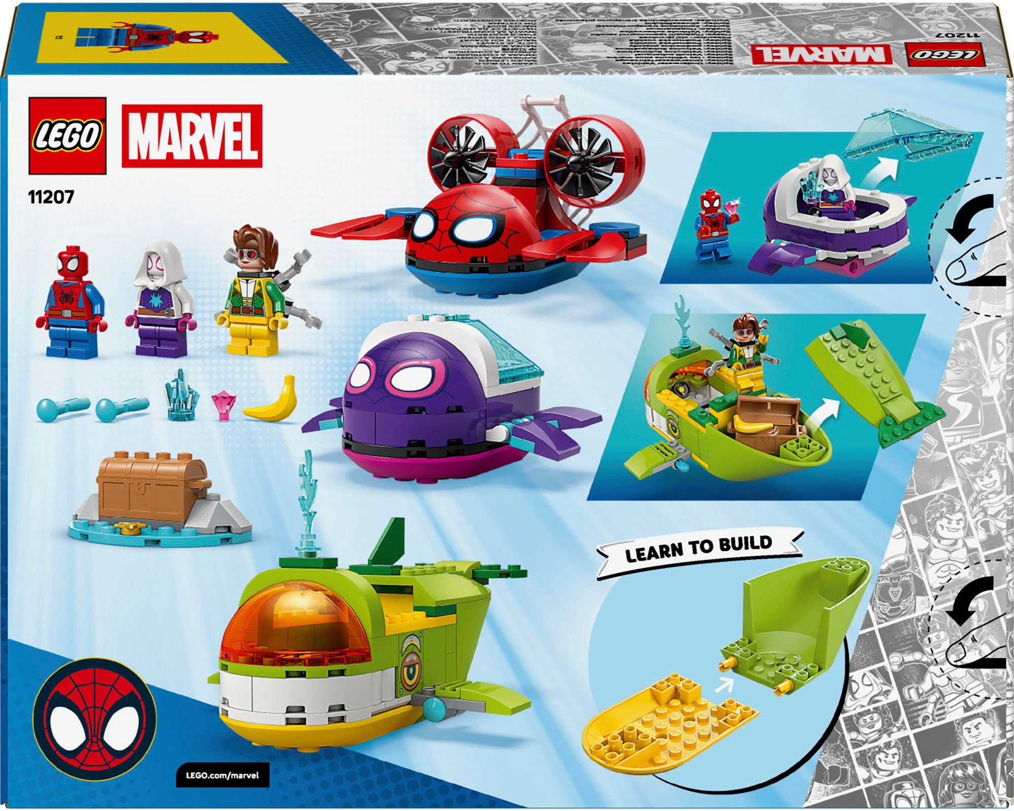 LEGO® Spidey: Unterwasserfahrzeuge (11207), LEGO Spidey Konstruktionsspiels günstig online kaufen